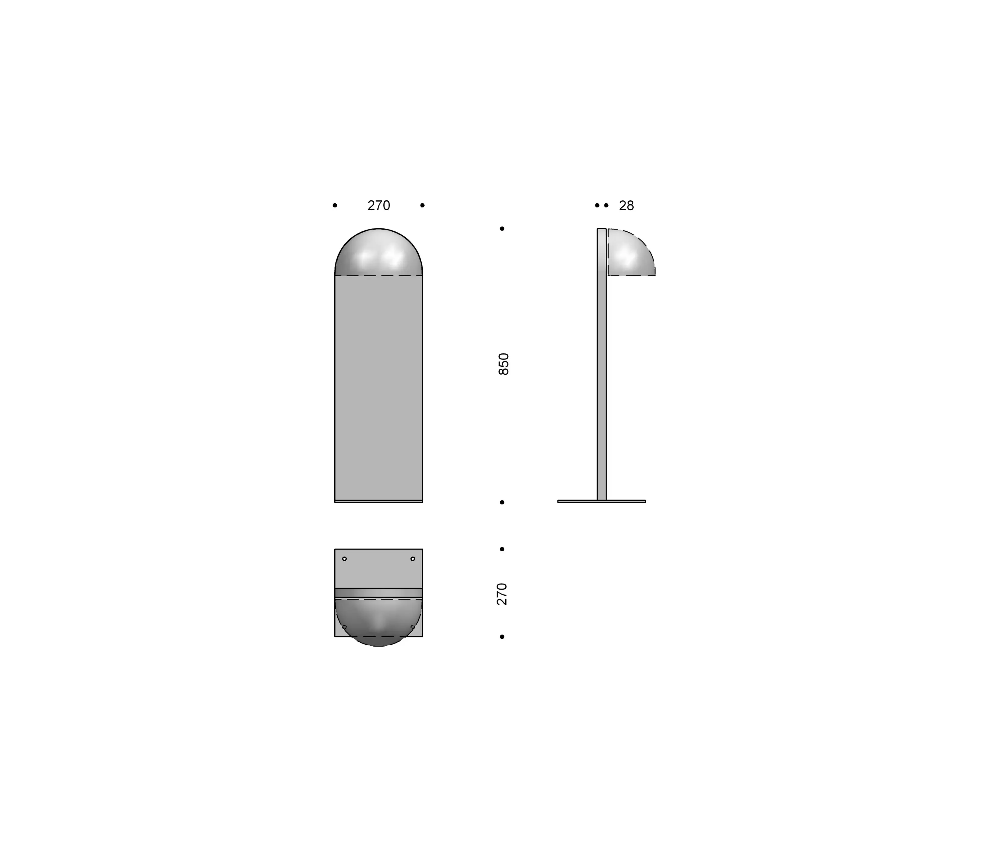 FOCUS Lighting - Quarto Bollard