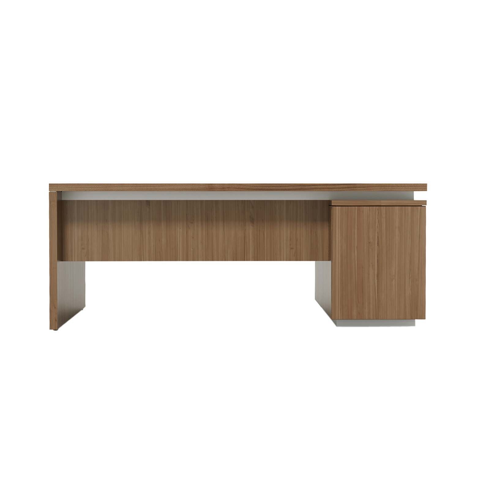Brand desk modesty wood