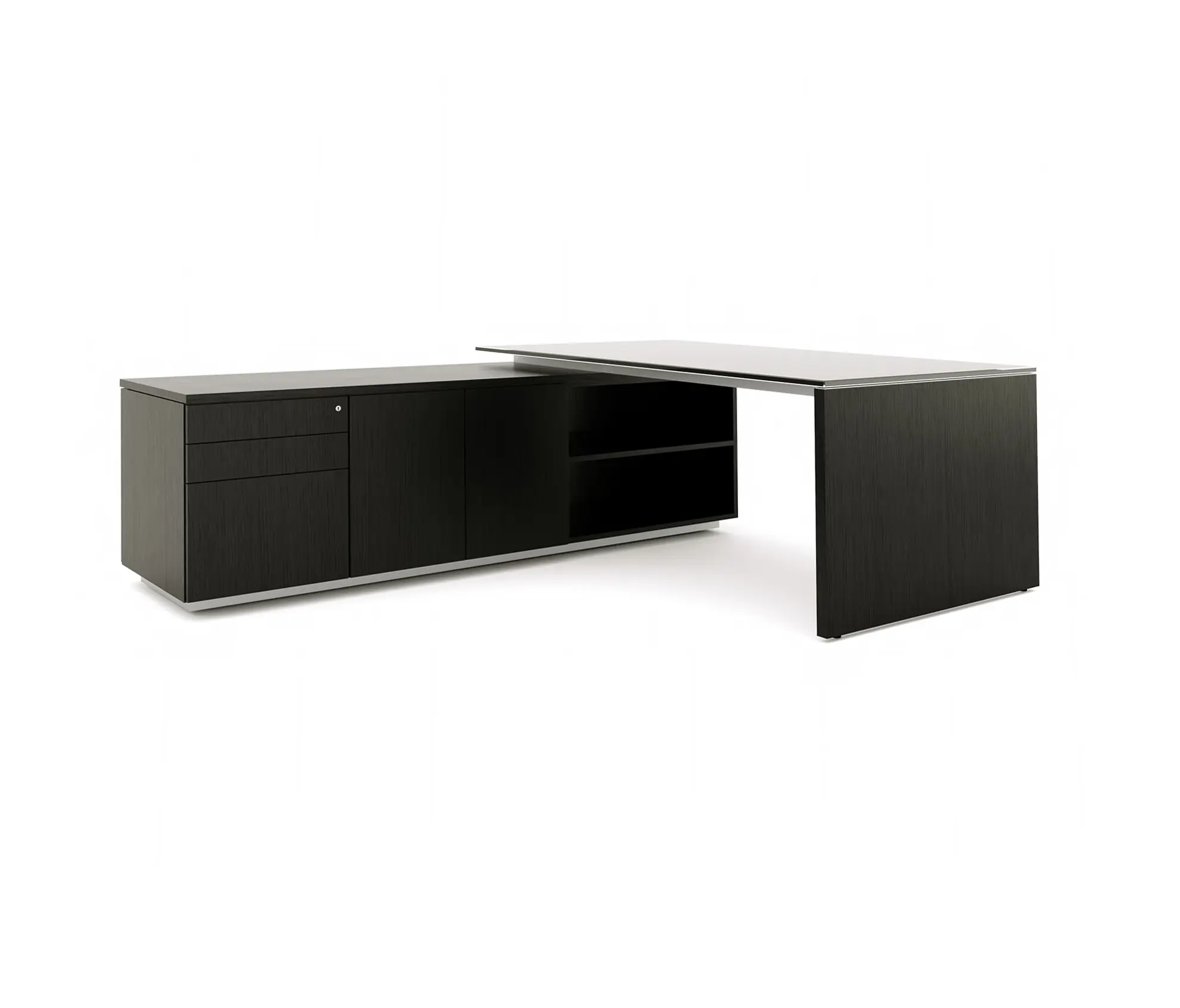 M2L - Brand L-desk glass