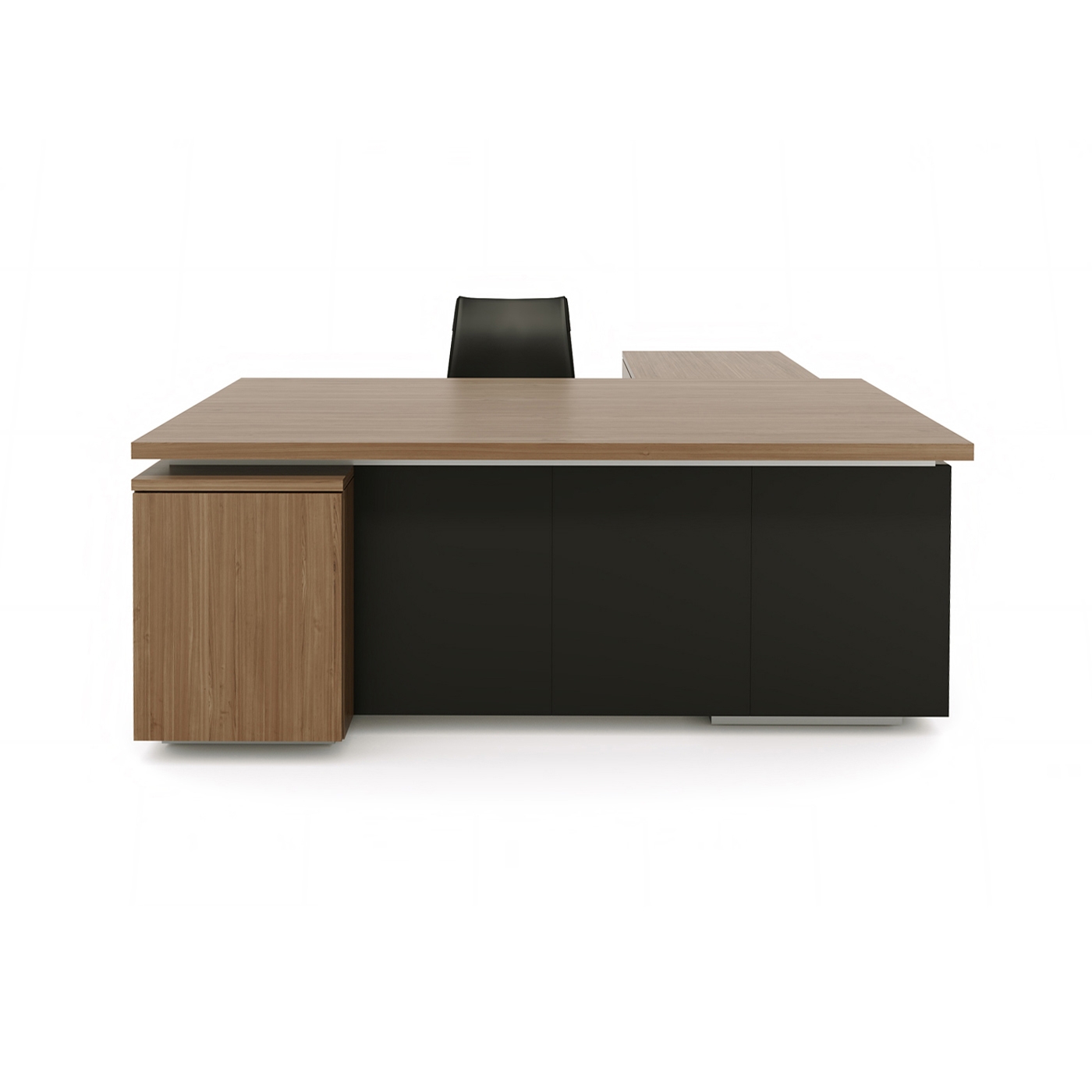 Brand L-desk wood leather