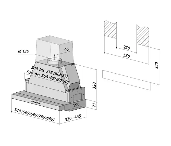 Berbel - Built-in hood BEH FL
