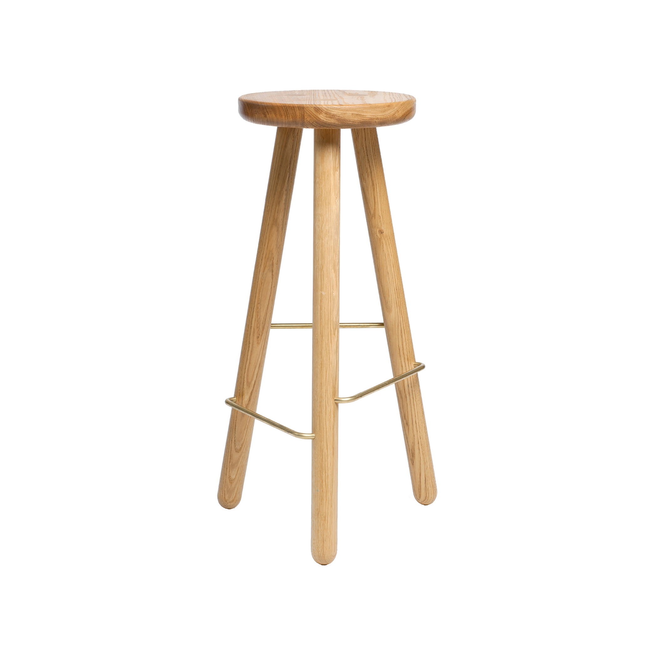 Vertoon produk Bar Stool - Oak/Natural van vervaardiger Another Country