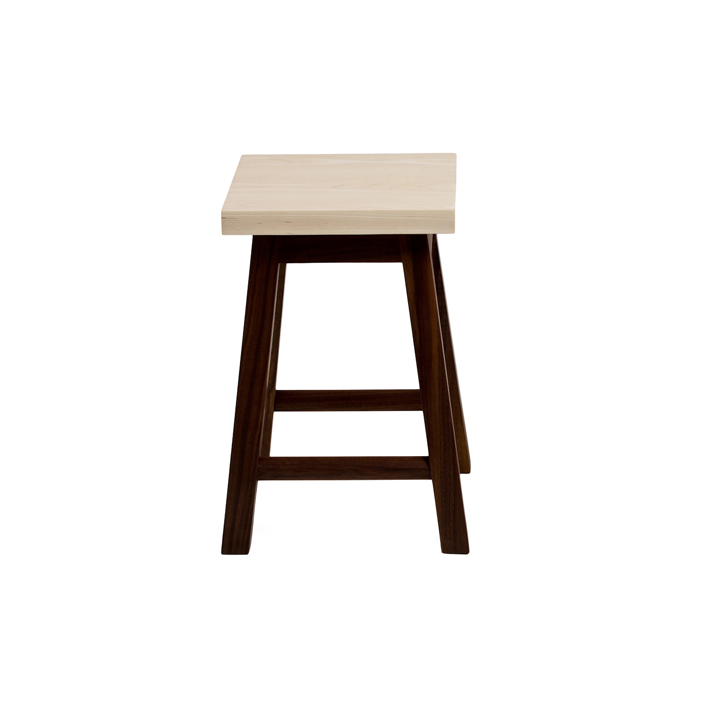 Stool Two - Ash & Walnut