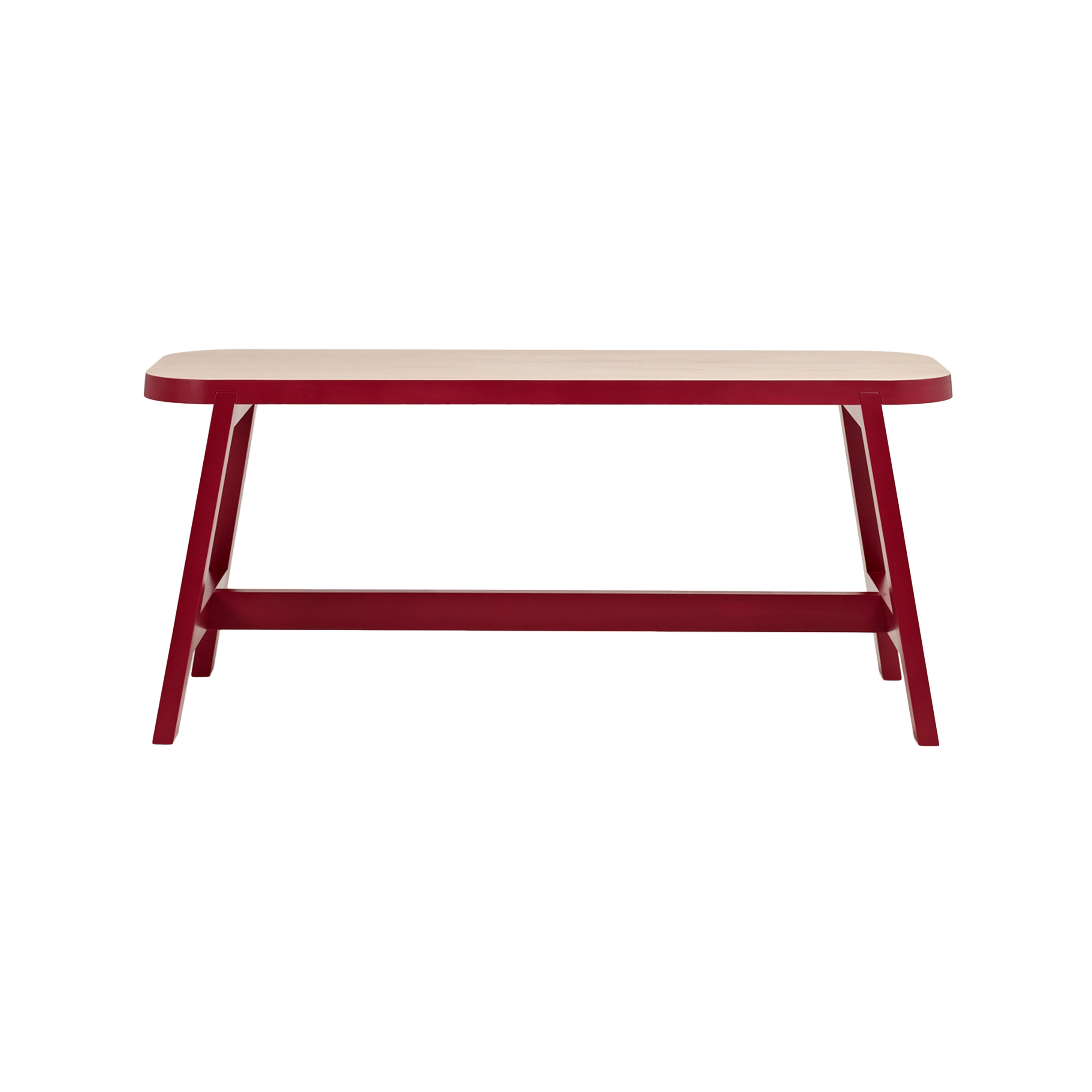 Produkt Mini Bench Three - Beech / Wellington Red des Herstellers Another Country anzeigen