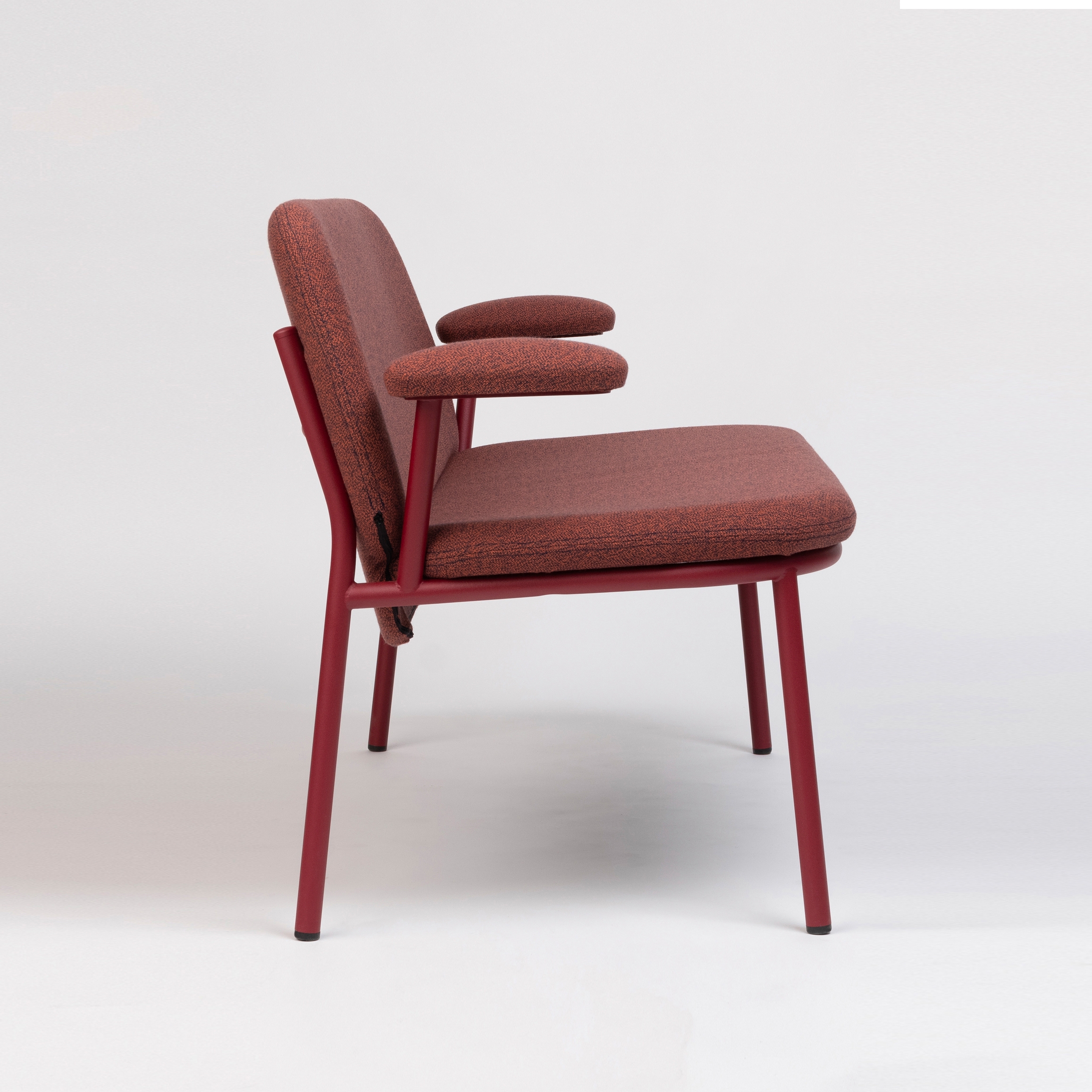 Lana Sofa Steel With Armrest