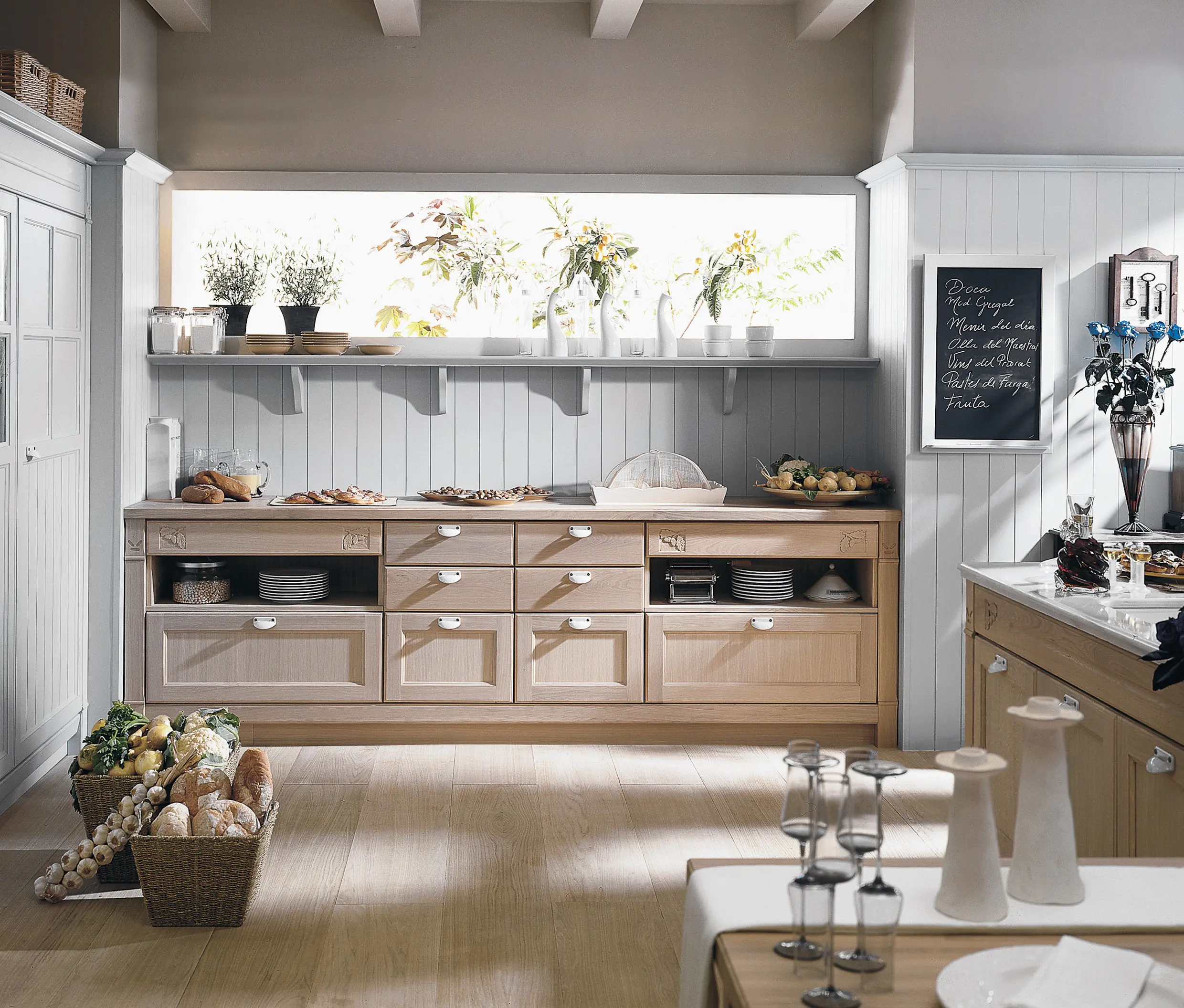 DOCA - Gregal Pearl Gray rustic fitted kitchen in oak