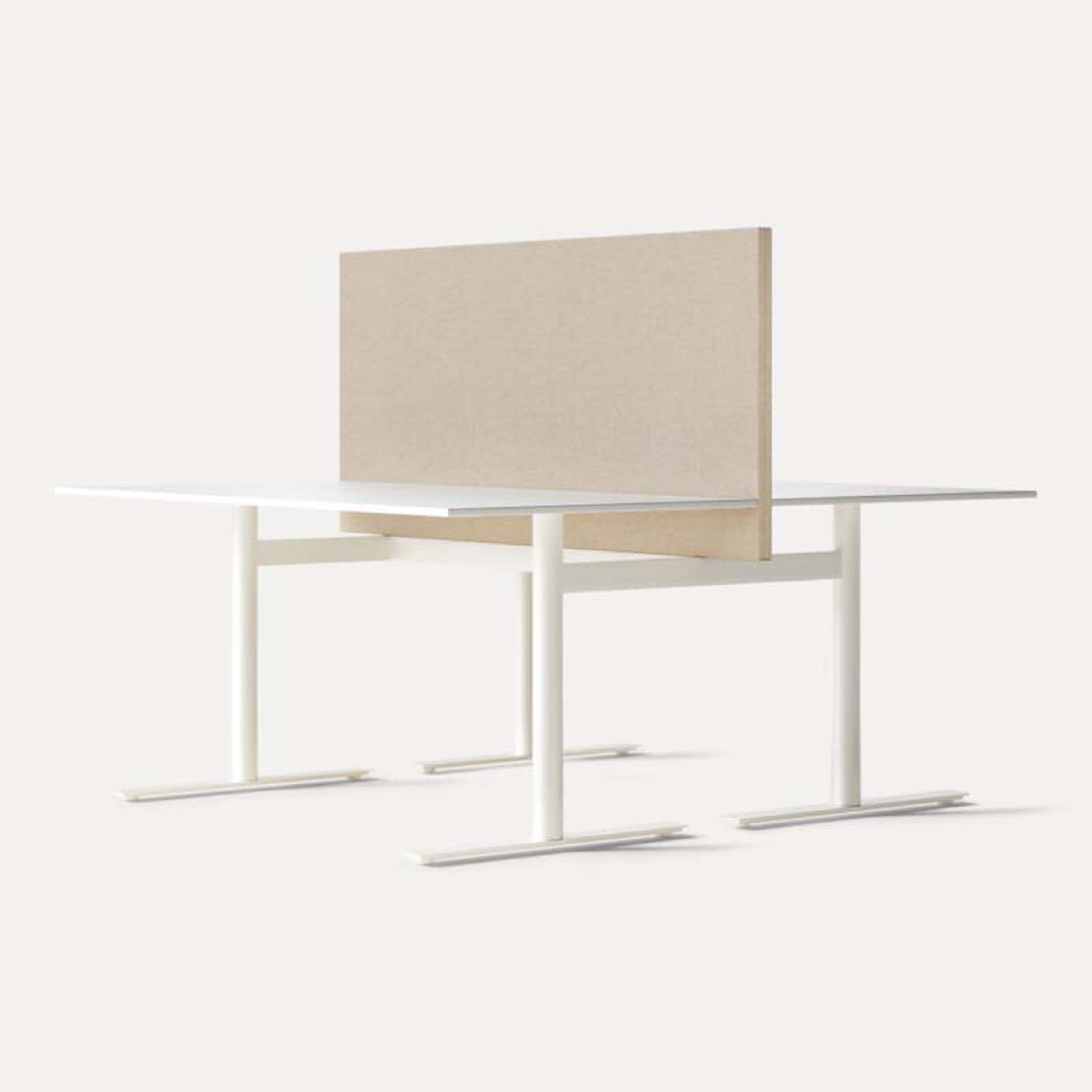 Display product Optima Duo | Double desk table screen from manufacturer Zilenzio