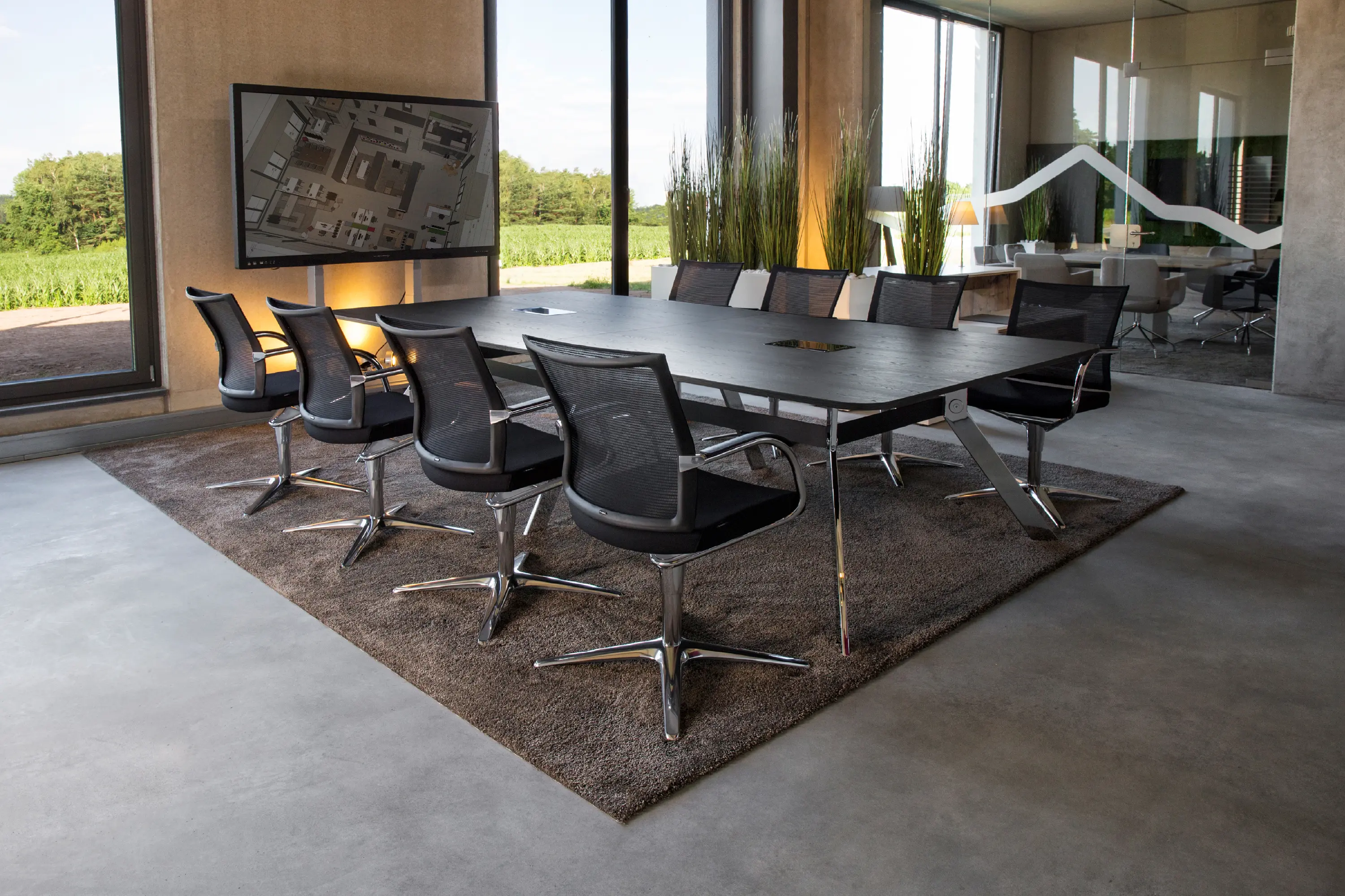 Febrü - Spider rectangular conference table