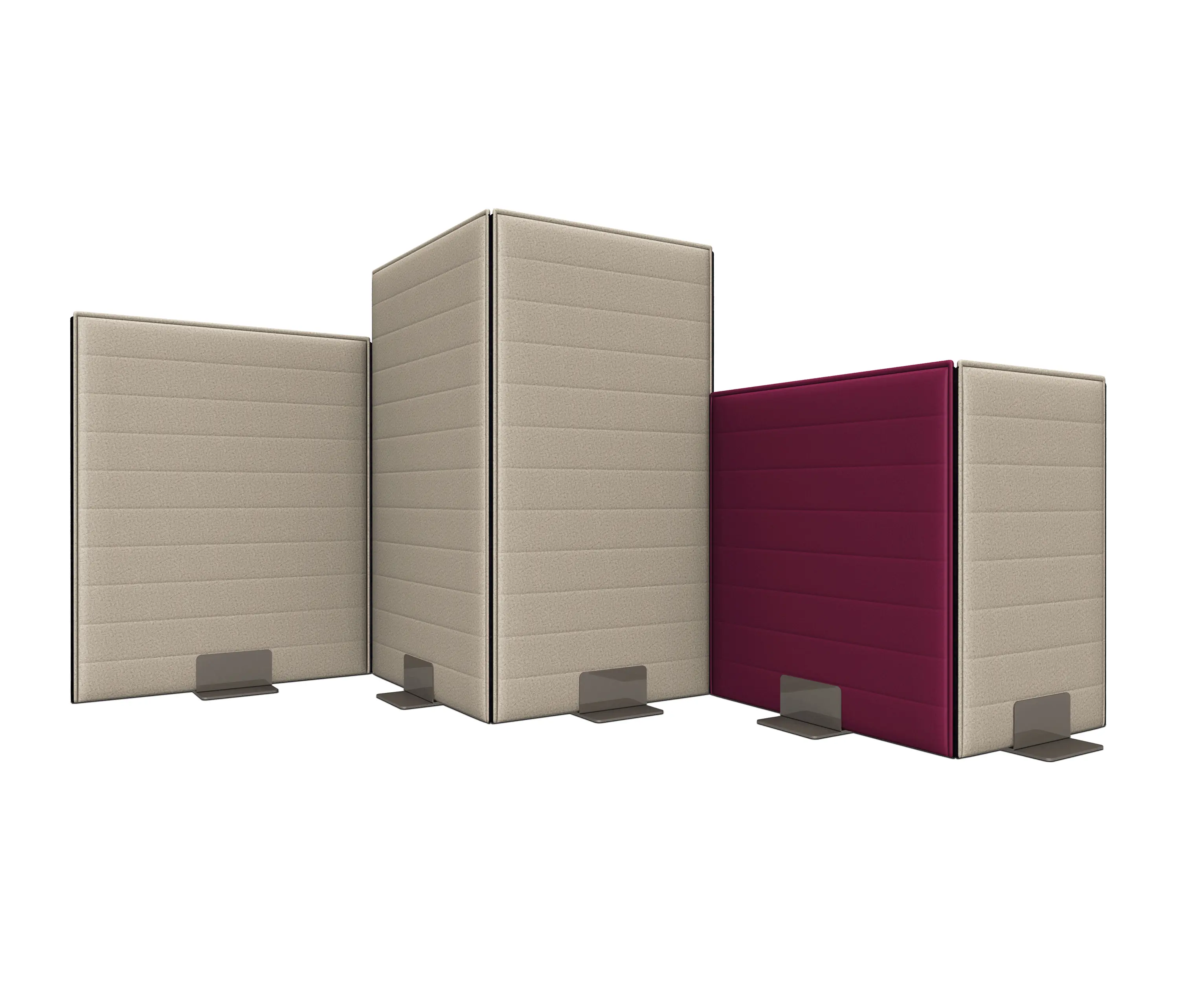 Febrü - Silent modular sound-absorbing room divider