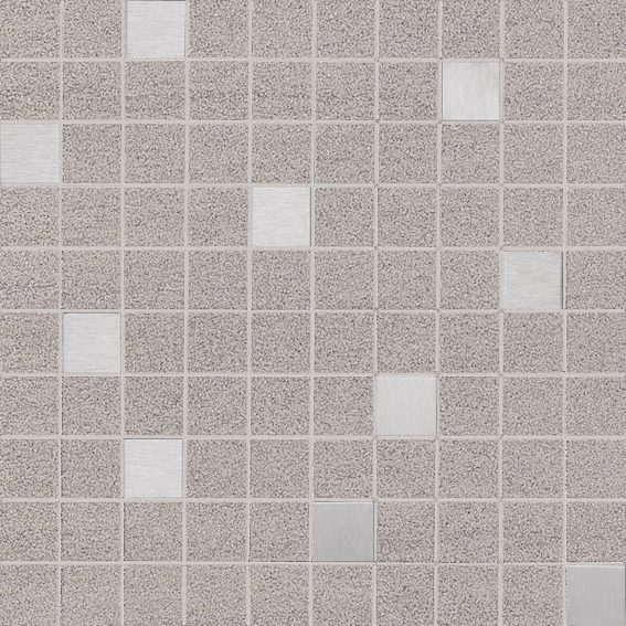 Slimtech Basaltina | Mosaico inox sabbiata