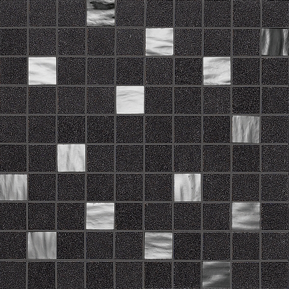 Slimtech Basaltina | Mosaico pearl stuccata