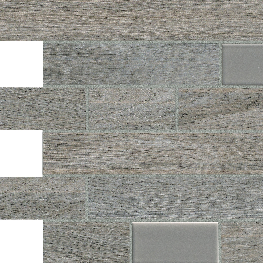 Display product Bio Timber | Oak Grigio mosaico wall from manufacturer Lea Ceramiche