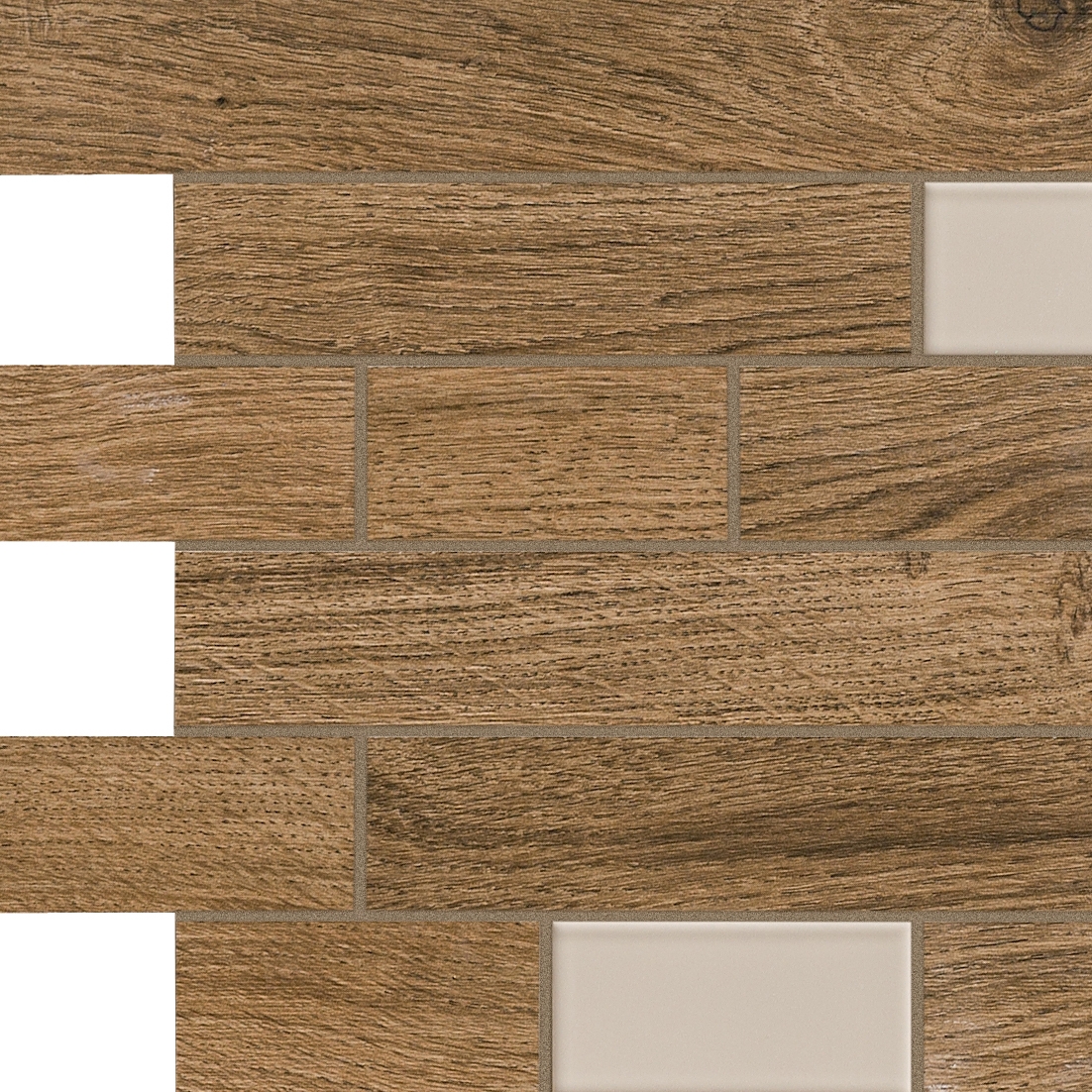 Bio Timber | Oak Patinato Scuro mosaico wall