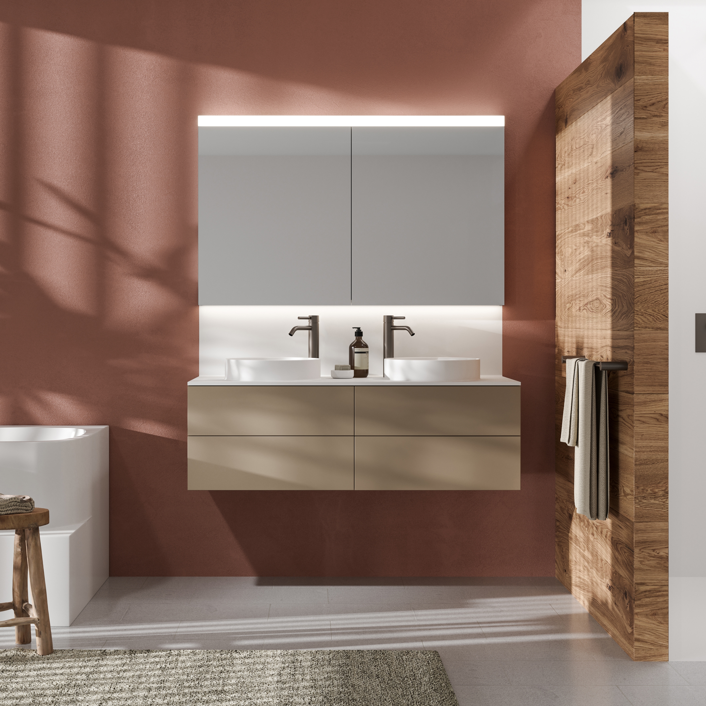 Mostra il prodotto master mit Aufsatzwaschtisch sleek del produttore talsee