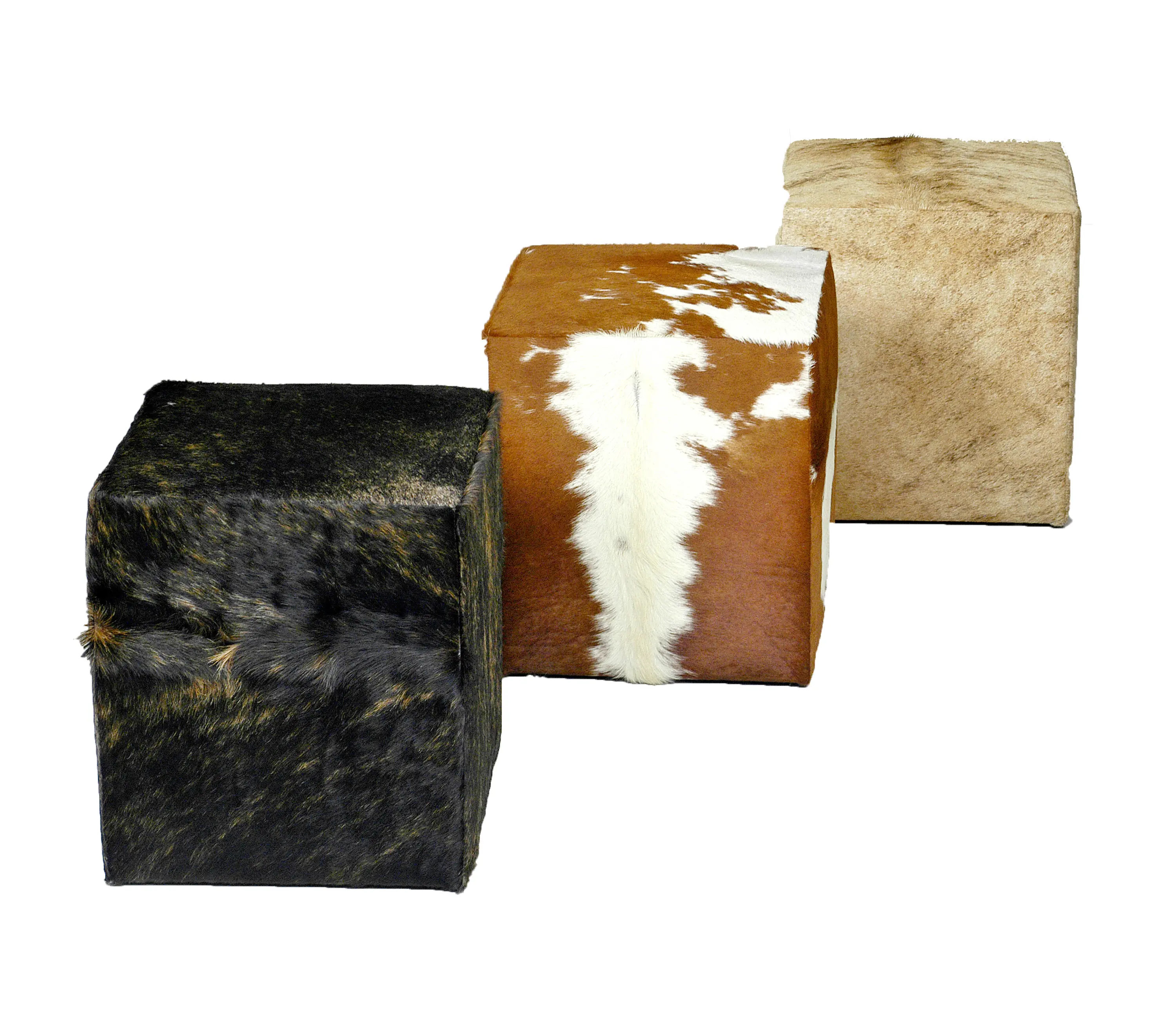 KURTH Manufaktur - Seating cube from cowhide