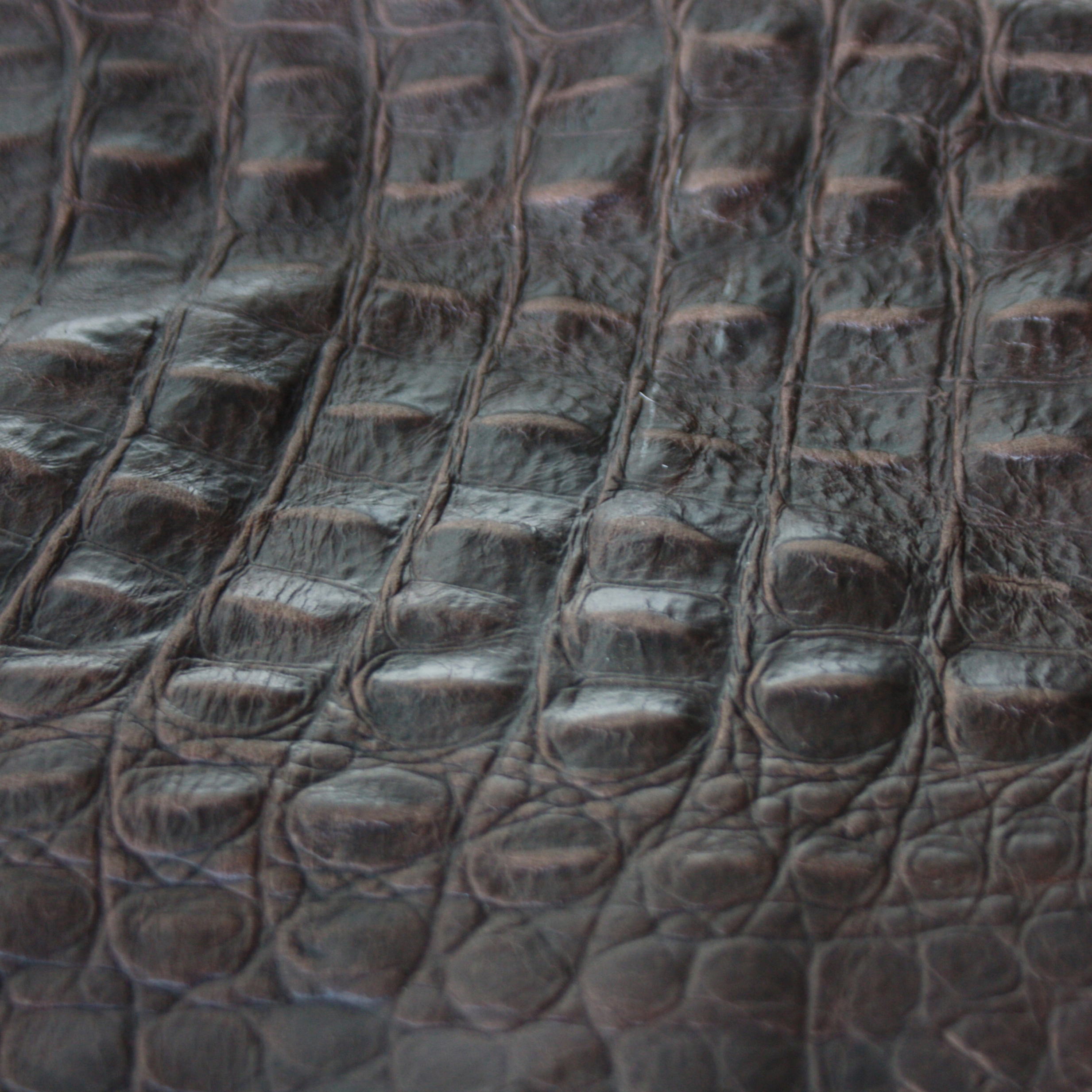 Leather croco embossed