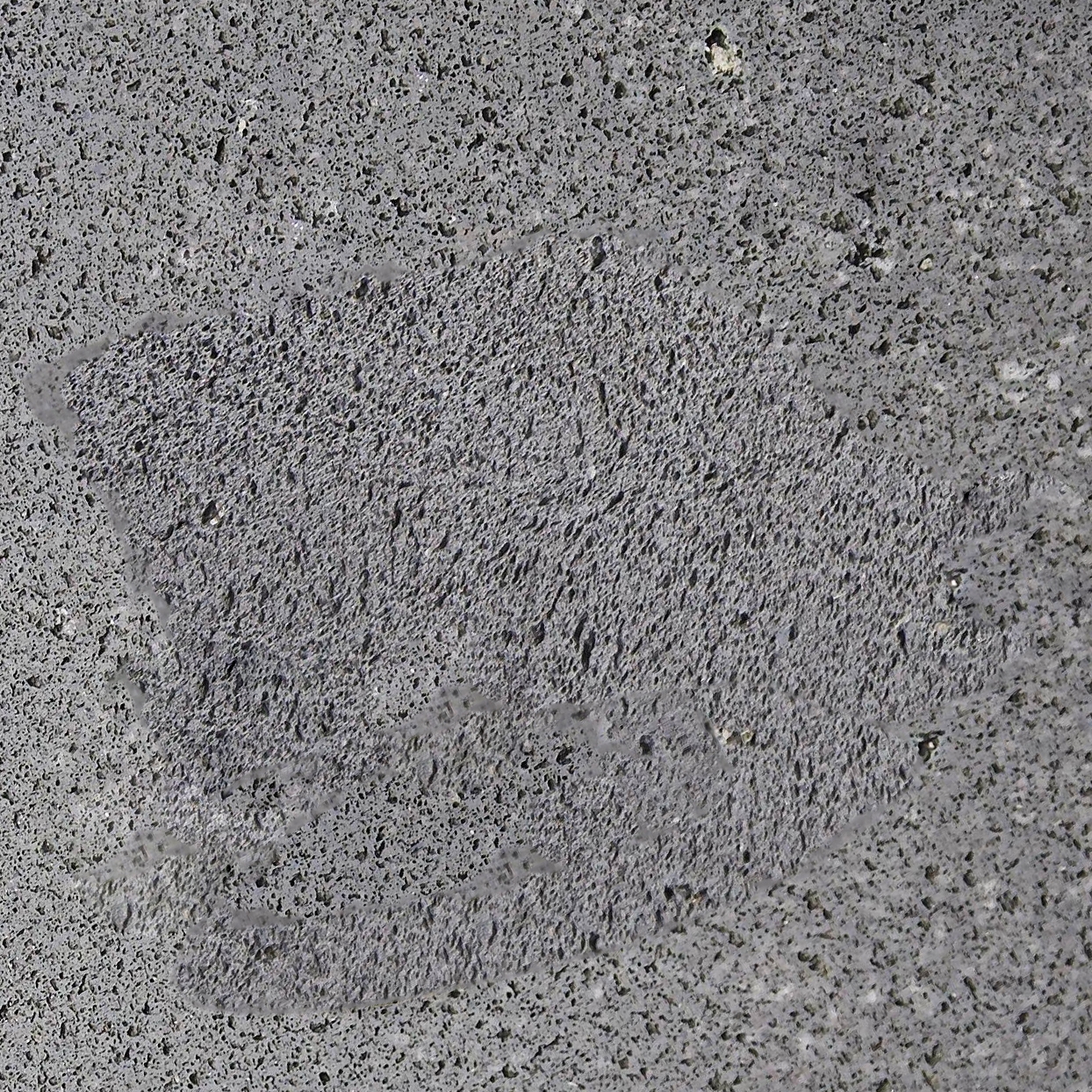 Basaltlava, diamantgeschliffen