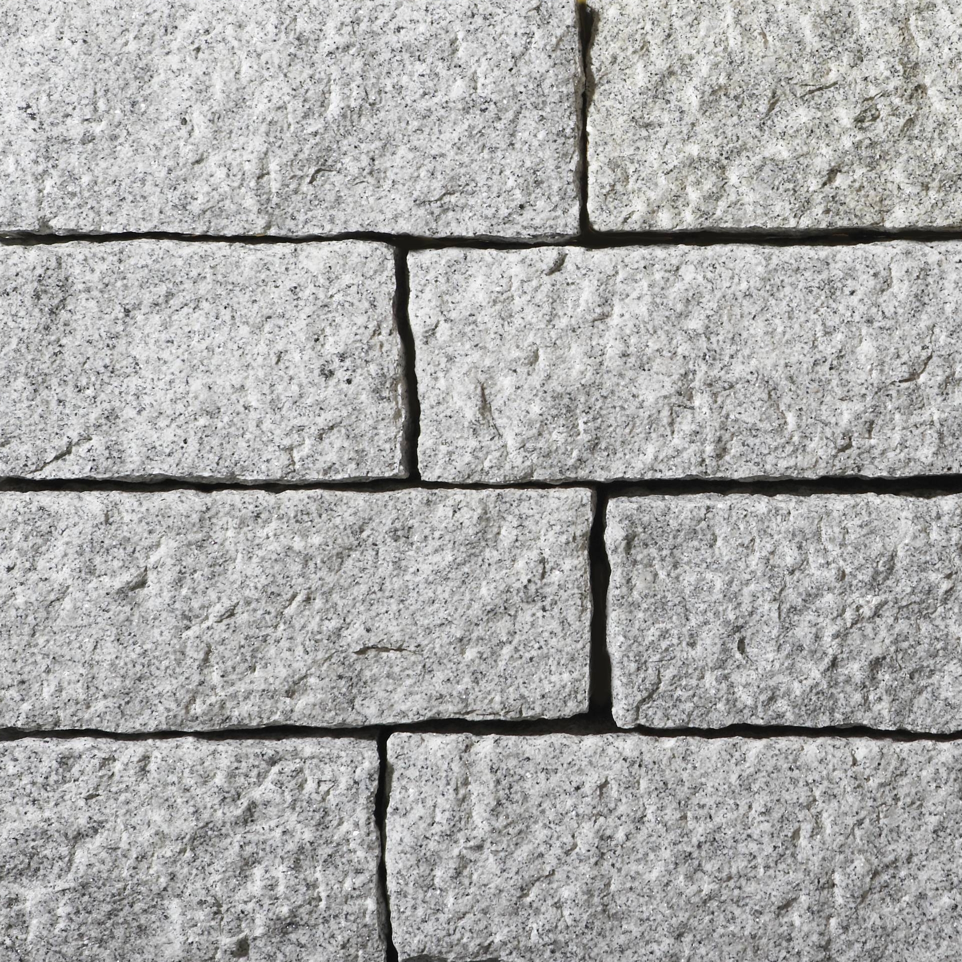 Artic Granit Mauersteine, gestockt