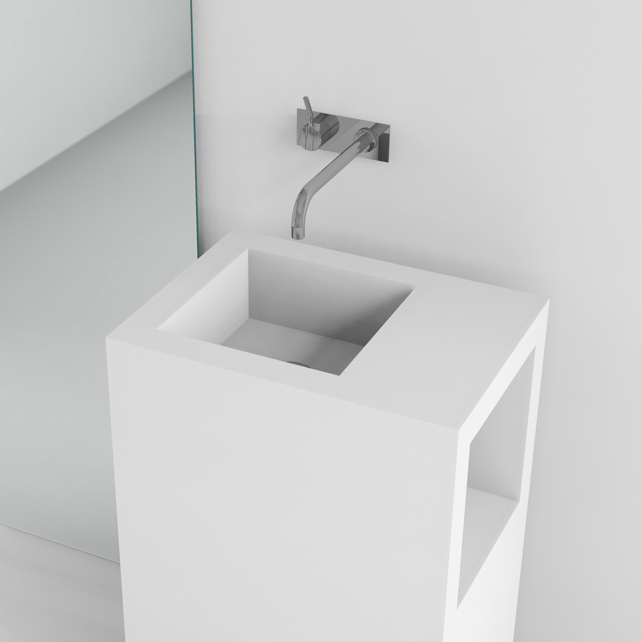 Afficher le produit Console basin | Waschbecken freistehend du fabricant Absolut Bad