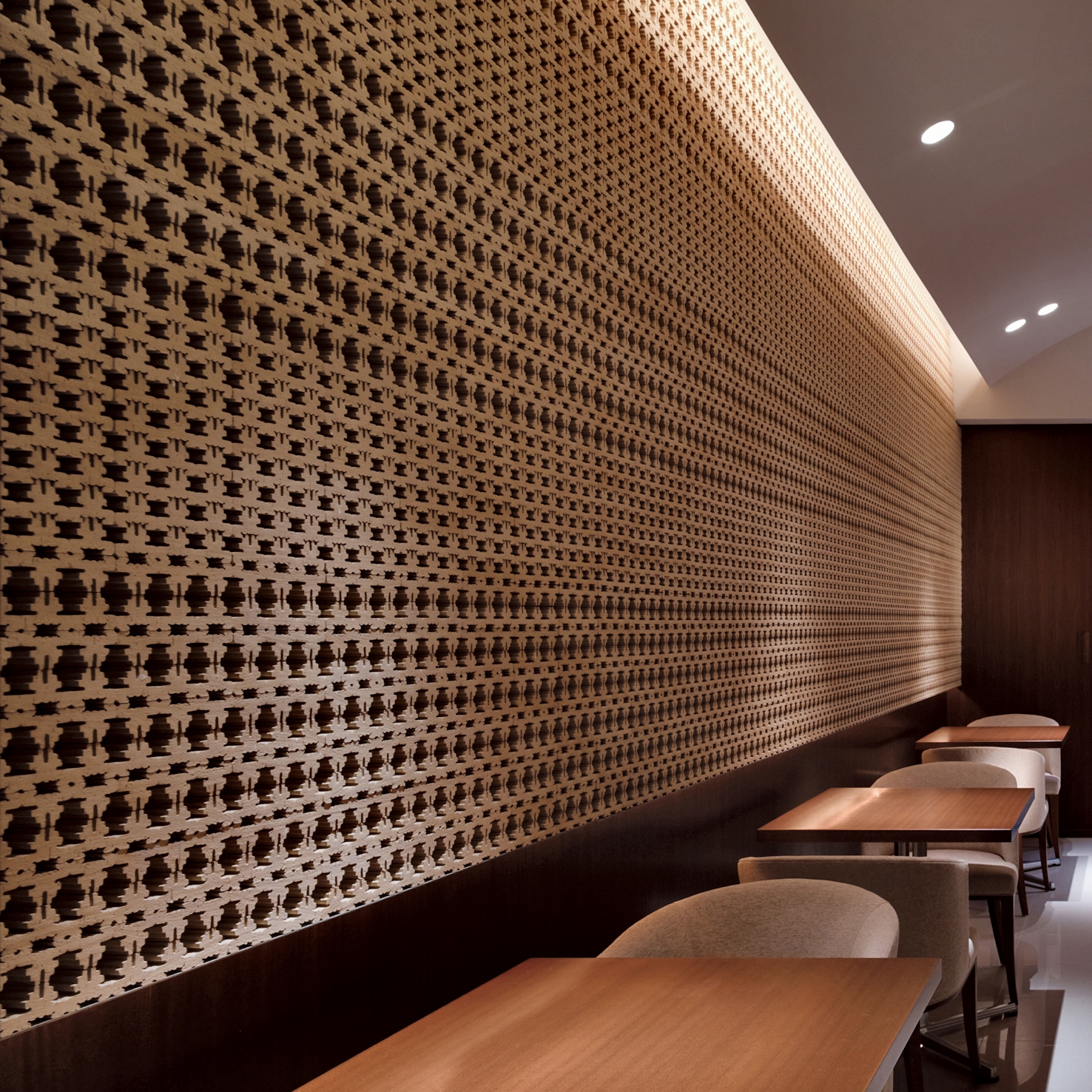 Mostra il prodotto Porous model 1 wall in-situ del produttore Kenzan