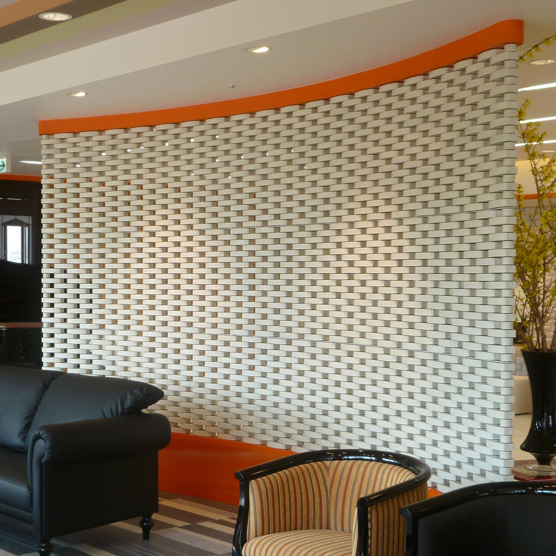 Ceramic screen in-situ