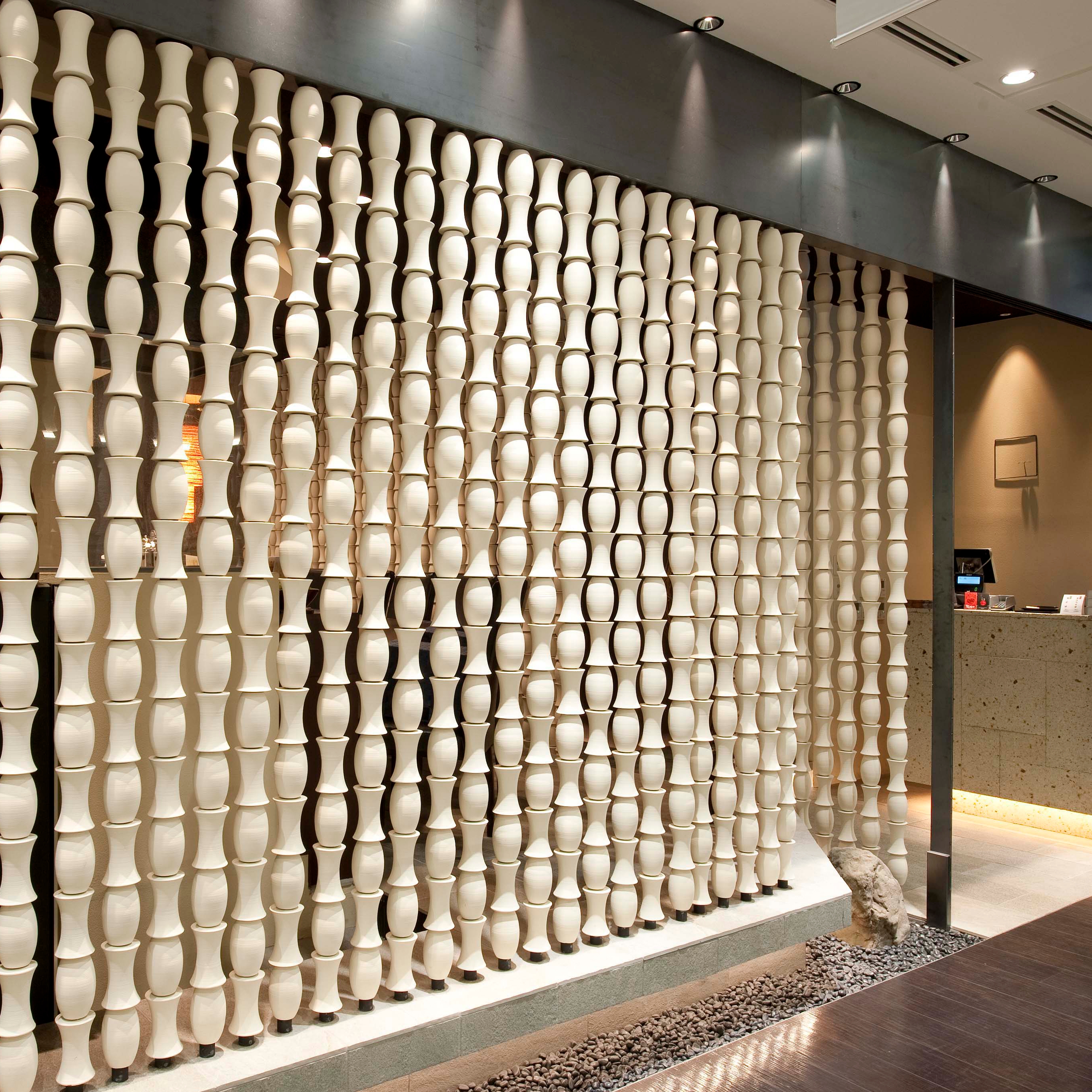 Bamboo screen in-situ