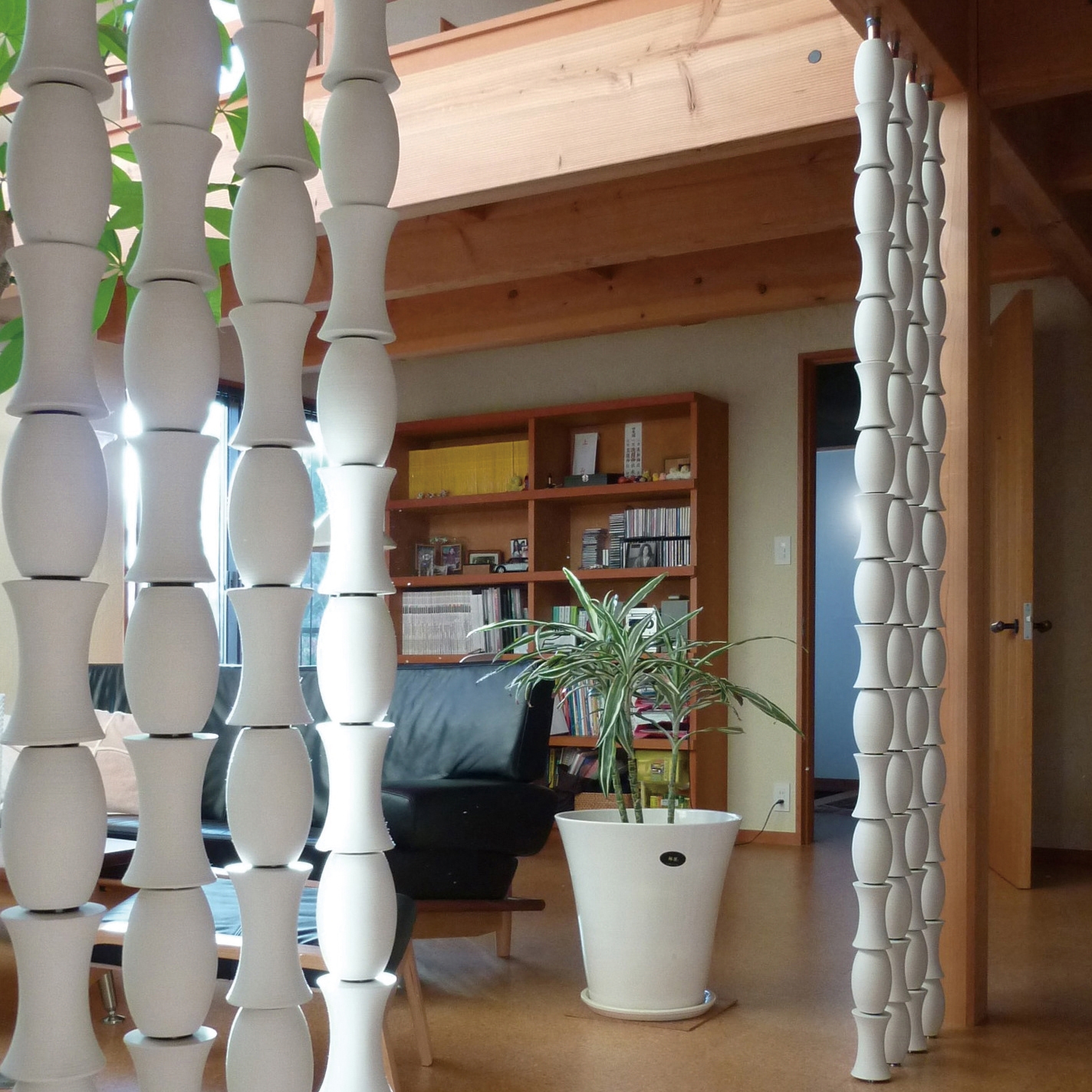 Bamboo screen in-situ