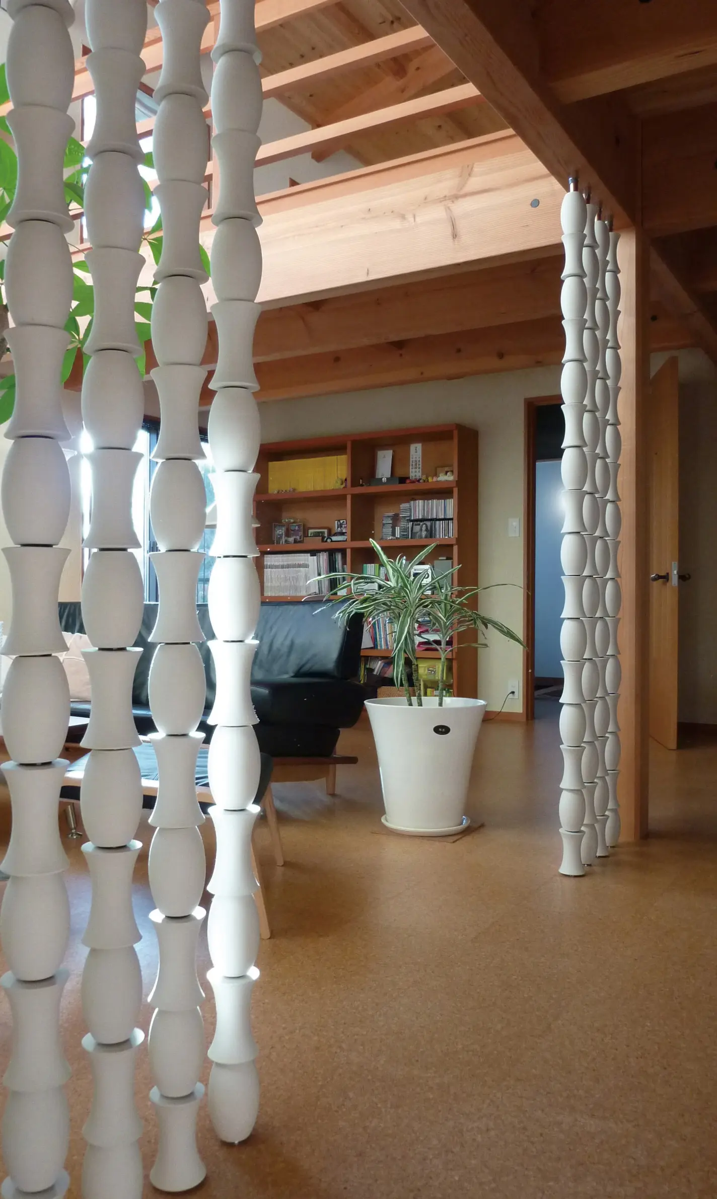 Kenzan - Bamboo screen in-situ