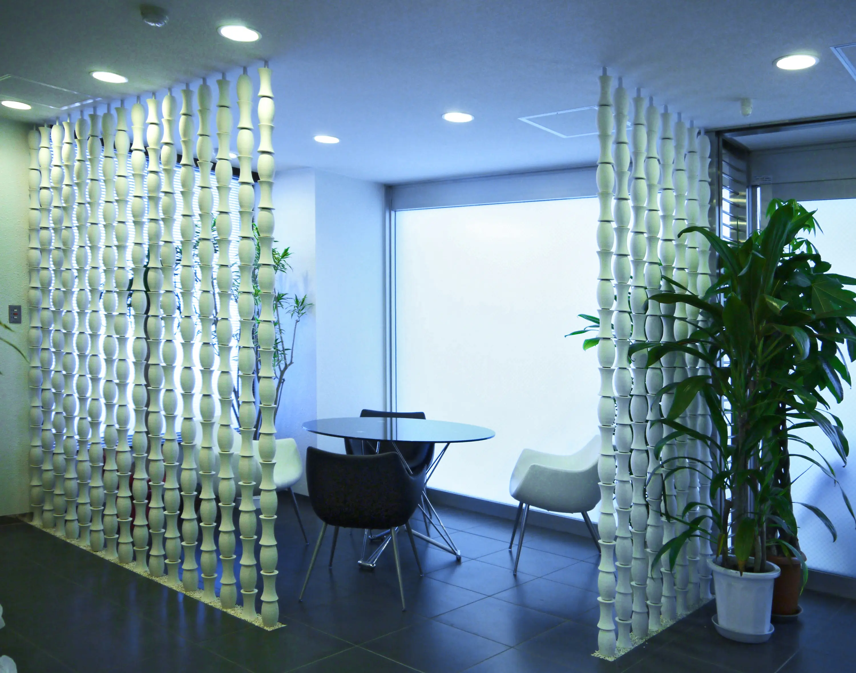 Kenzan - Bamboo screen in-situ