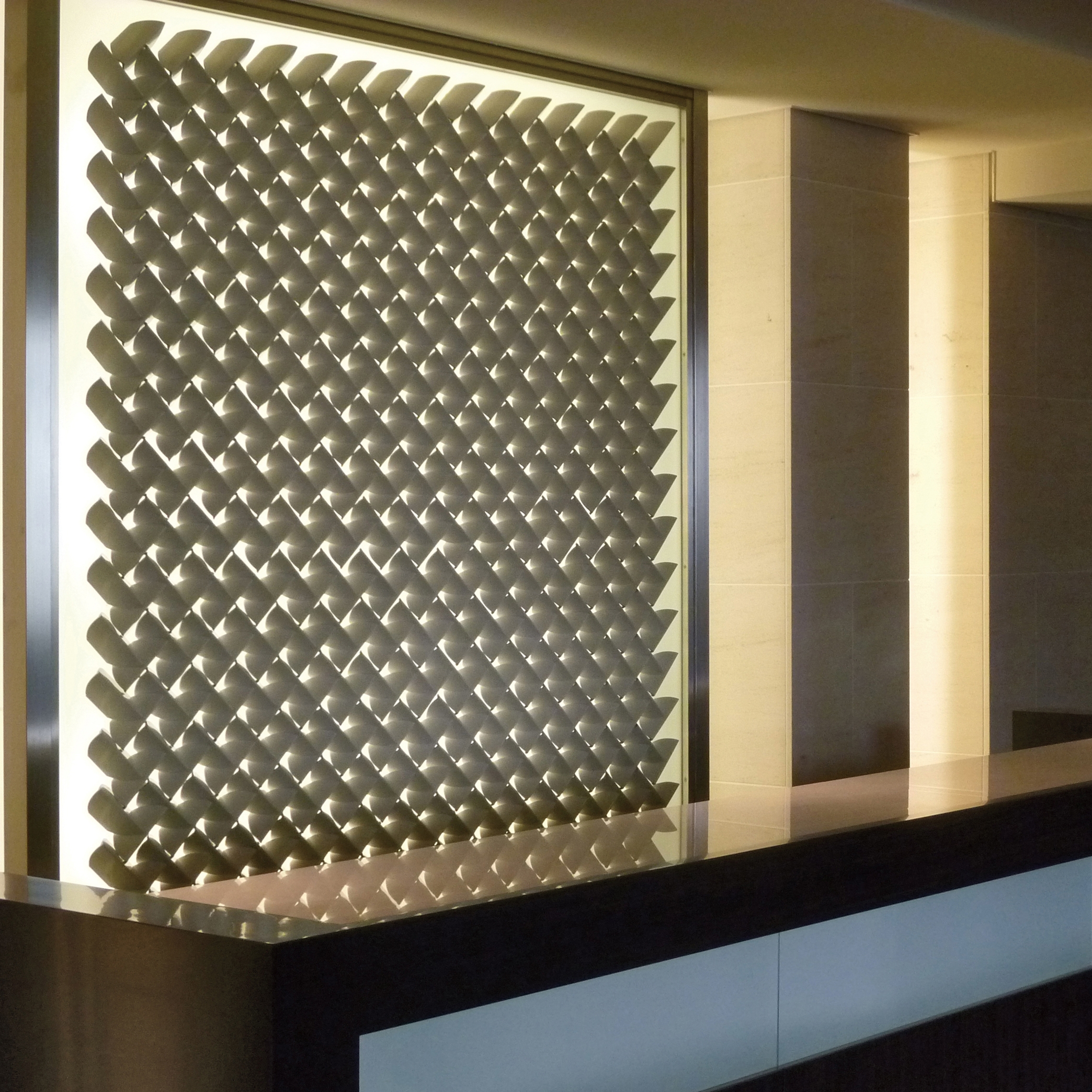 Mostra il prodotto Deco wall leaf in-situ del produttore Kenzan