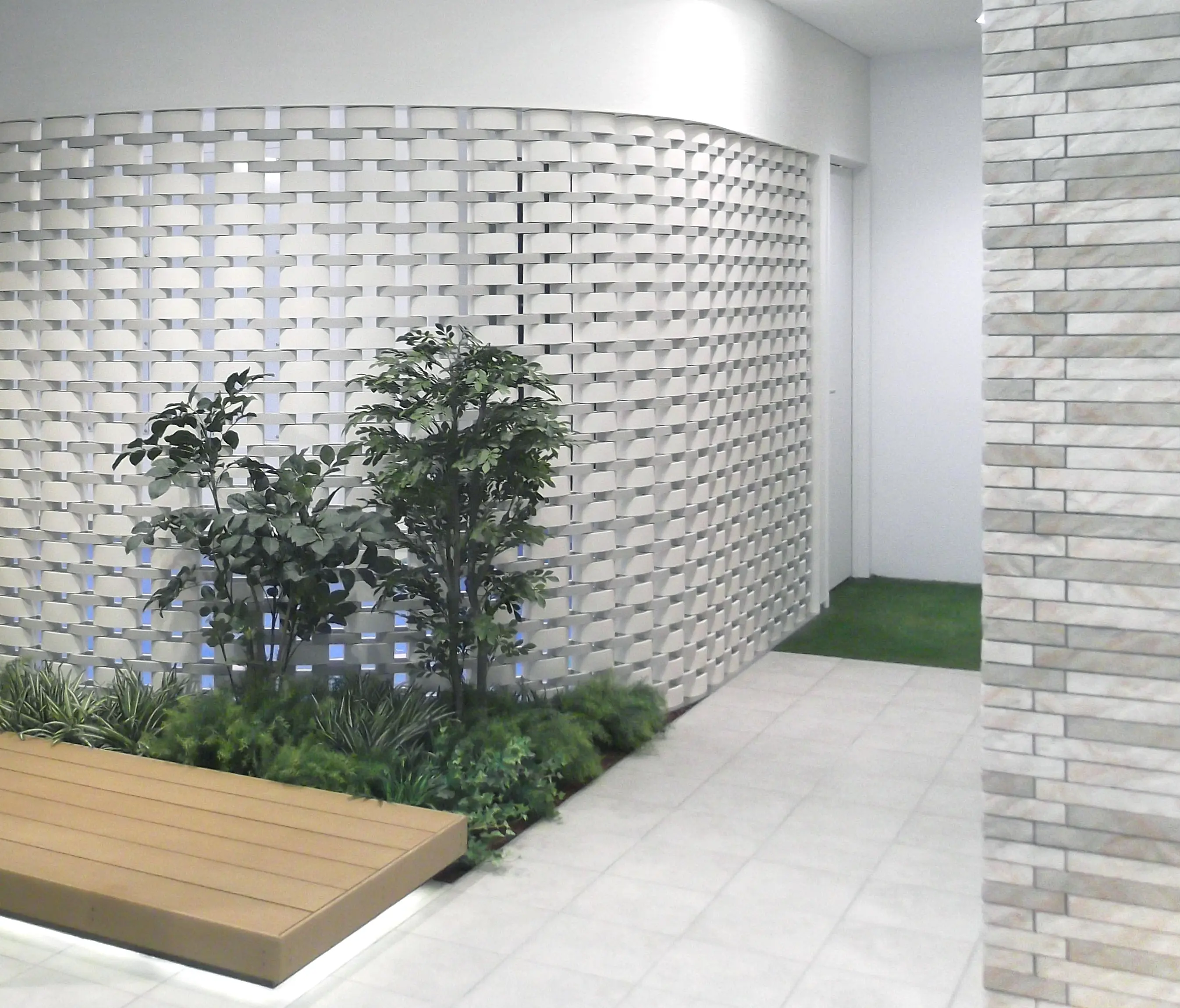 Kenzan - Ceramic screen in-situ