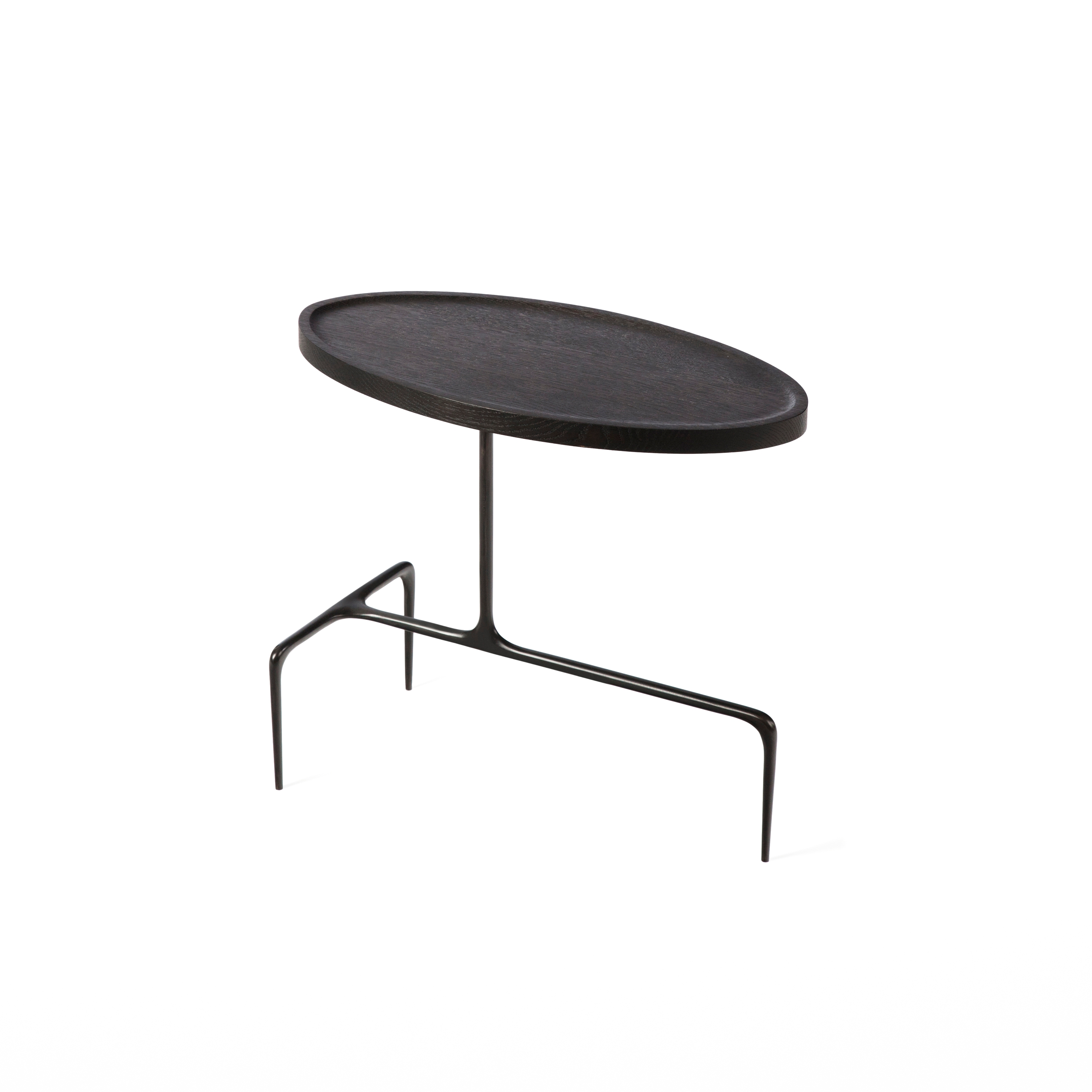 Display product Bridger Oval Side Table - Wood from manufacturer CASTE