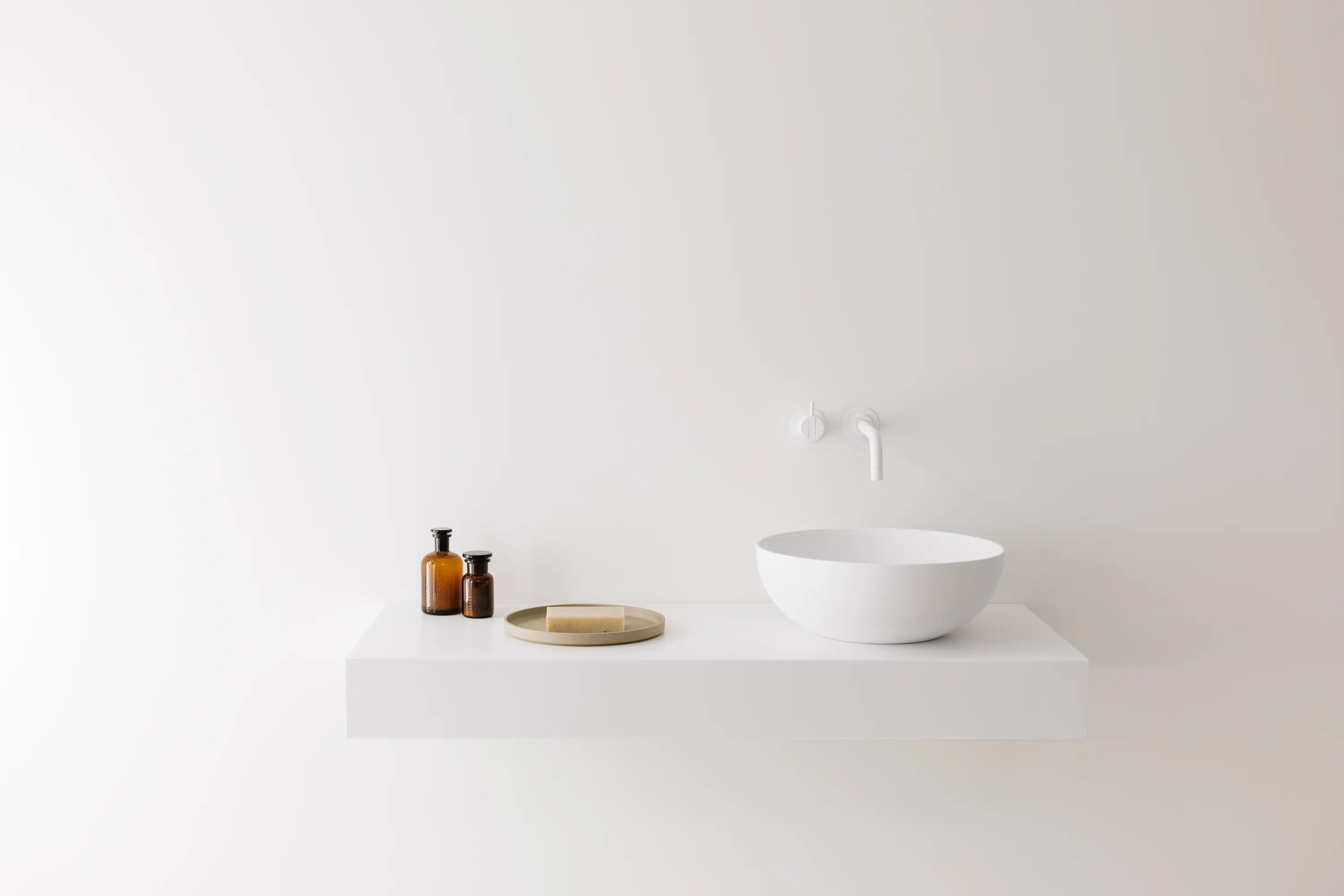Not Only White - Soft countertop basin