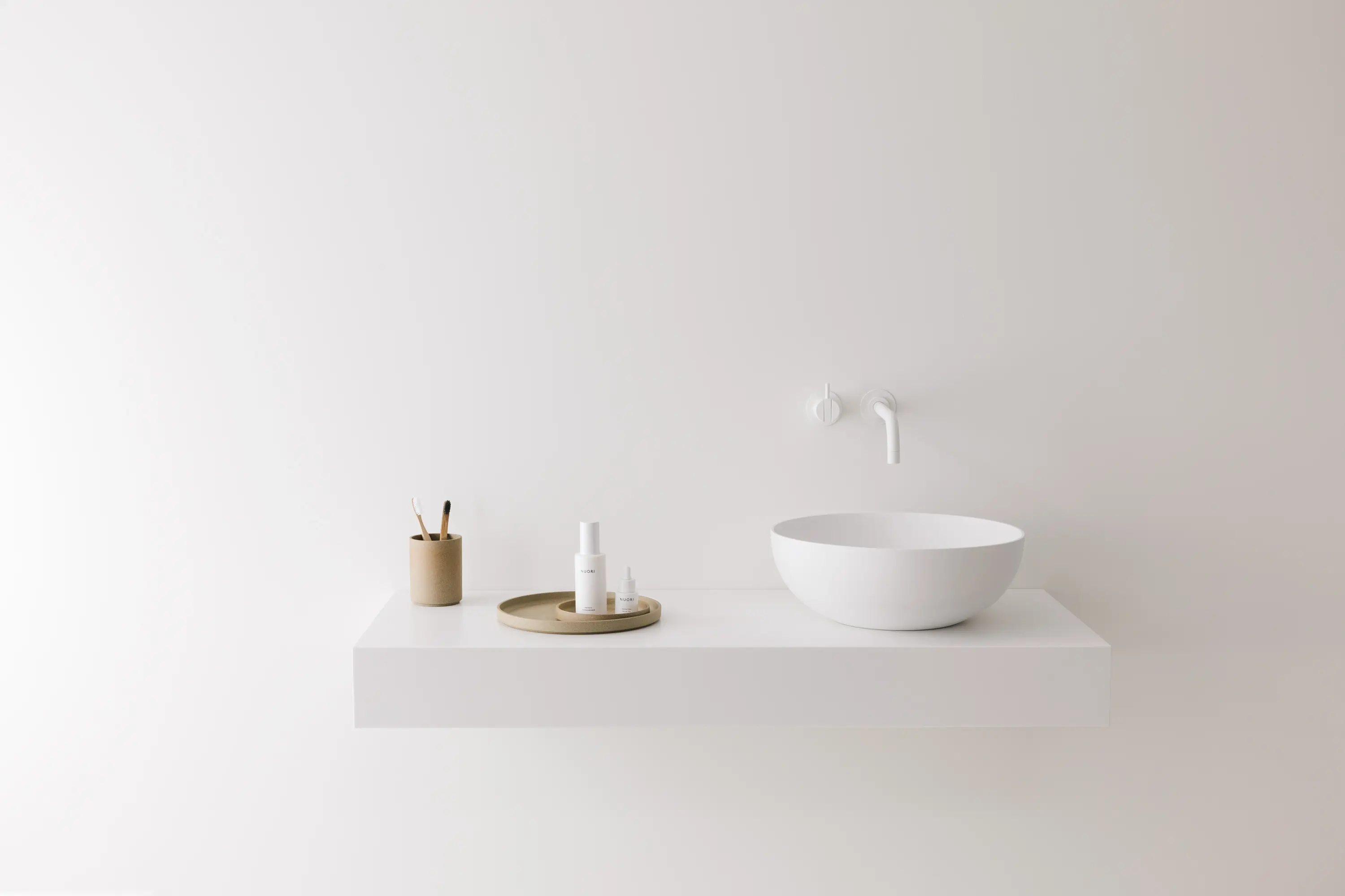 Not Only White - Soft countertop basin