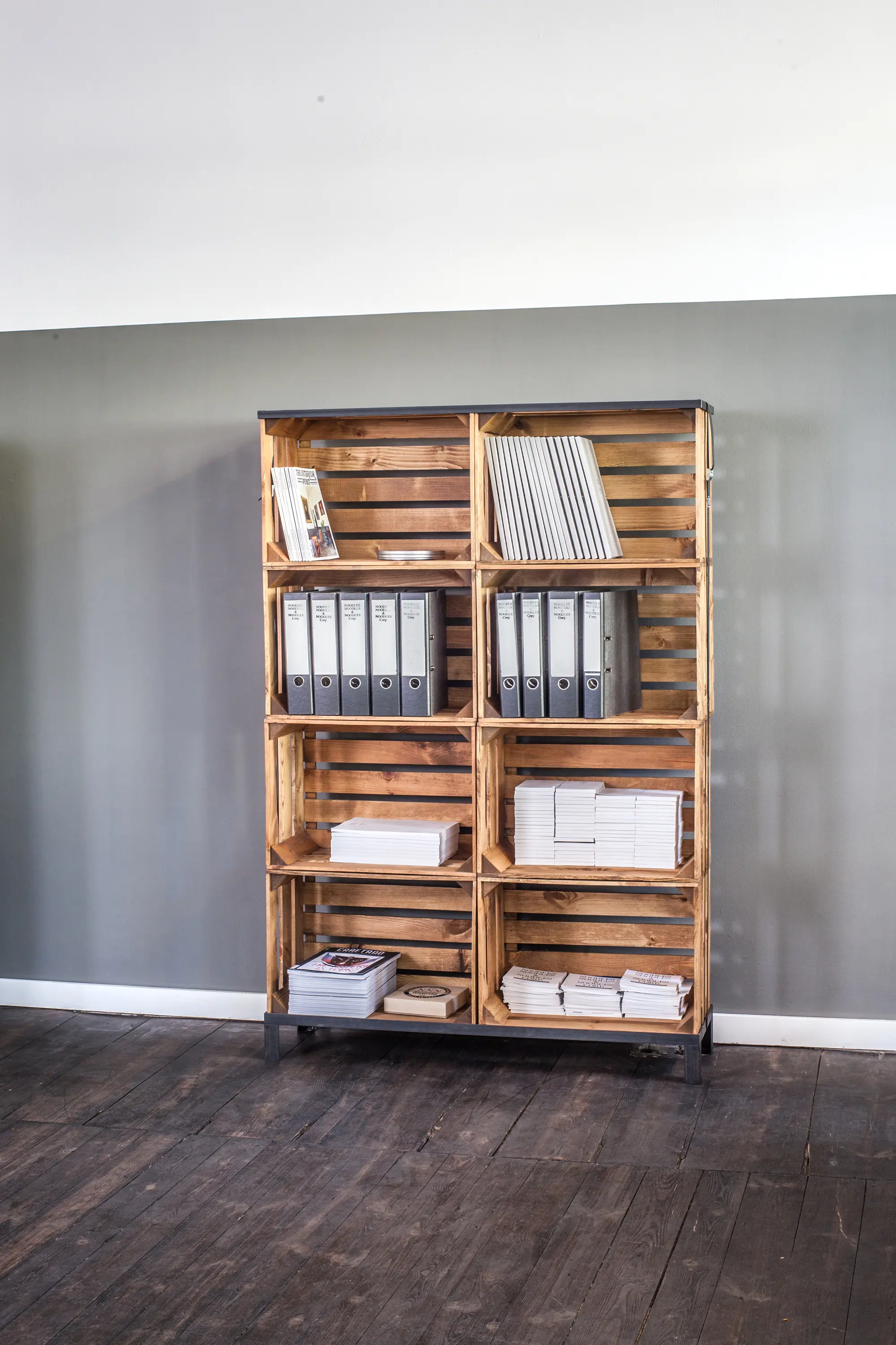 Noodles Noodles & Noodles CORP. - DIY CRATES SHELF 1