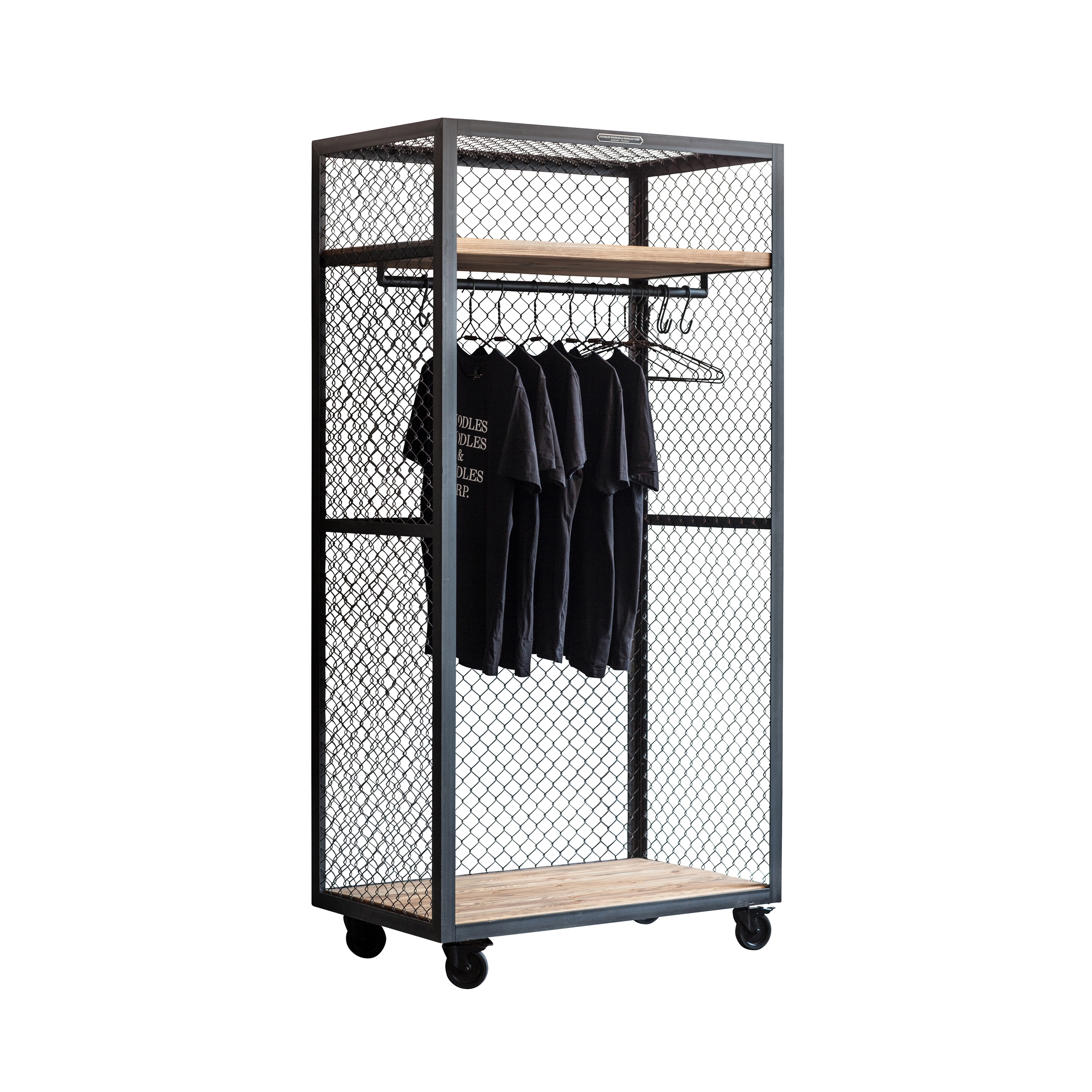 Mostra il prodotto CLOTHES SHELF MESH WHEELS del produttore Noodles Noodles & Noodles CORP.