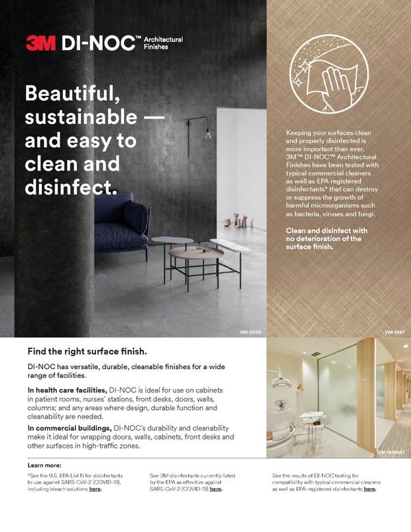 Preview image for the file 3M™ DI-NOC™ Architectural Finishes Covid