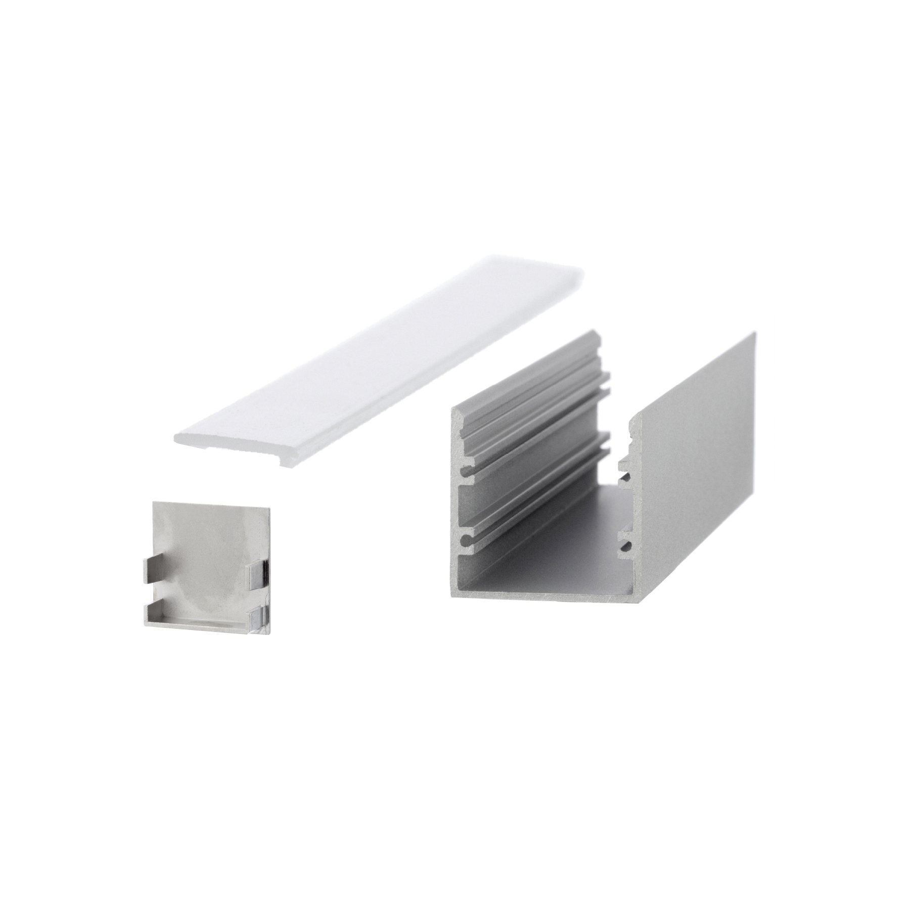 Vertoon produk Aluminium Profiles 30.0 x 30.0 mm van vervaardiger UNEX