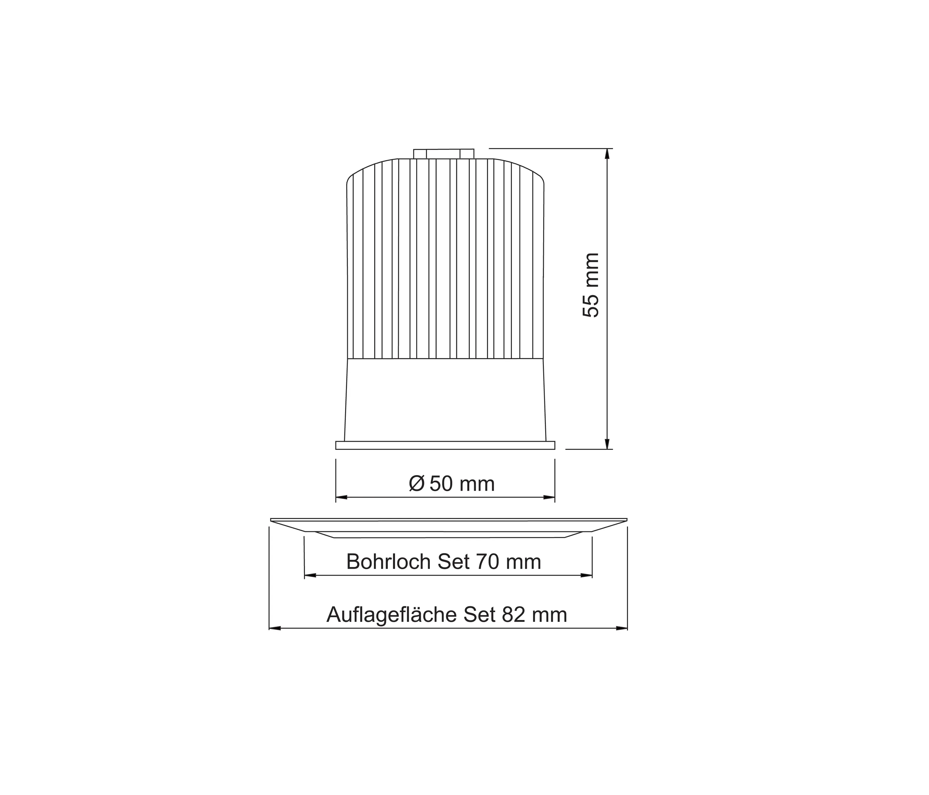 UNEX - Ridl 8 Halo Downlight