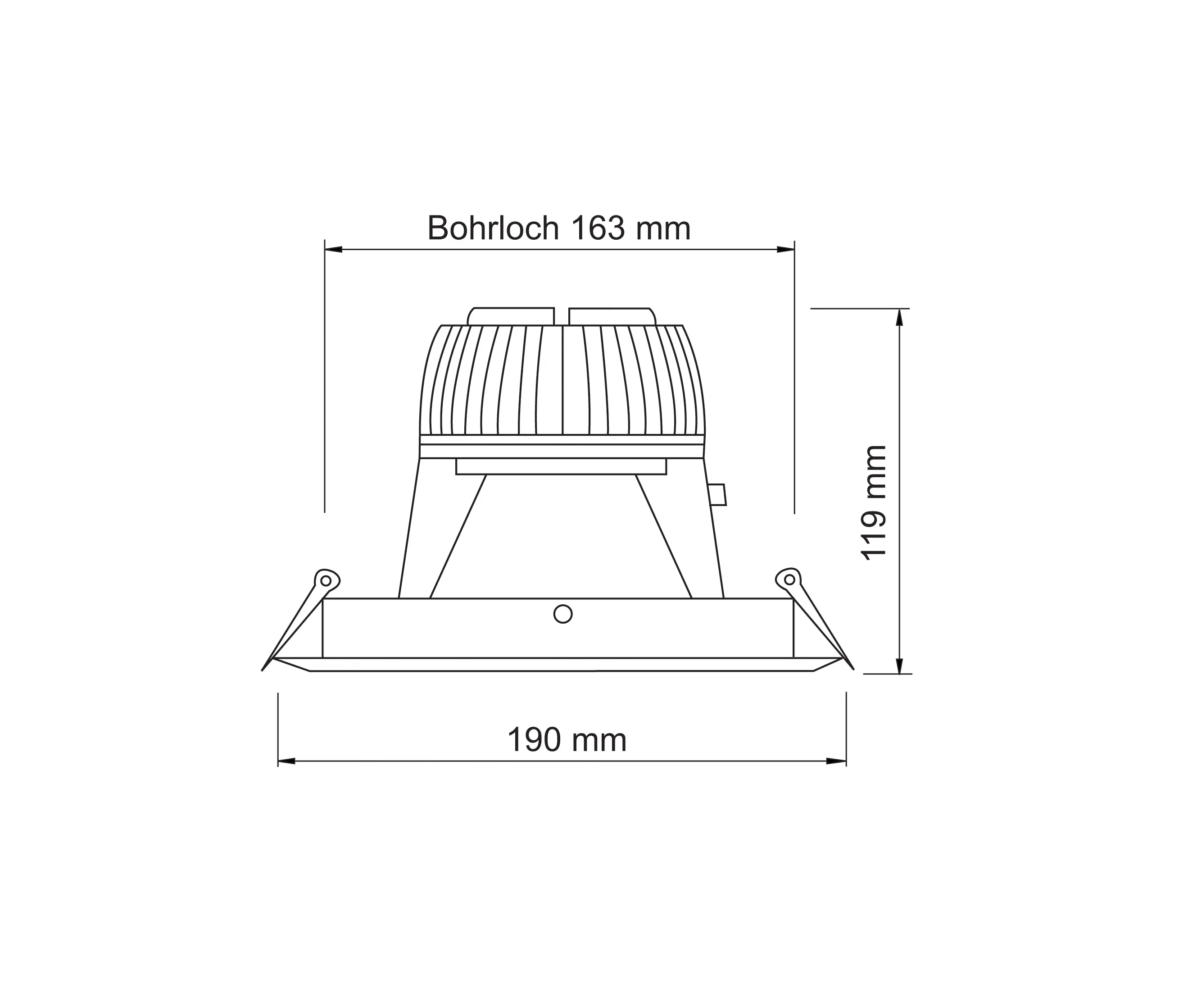 UNEX - Ridl 52W Built-in lamp