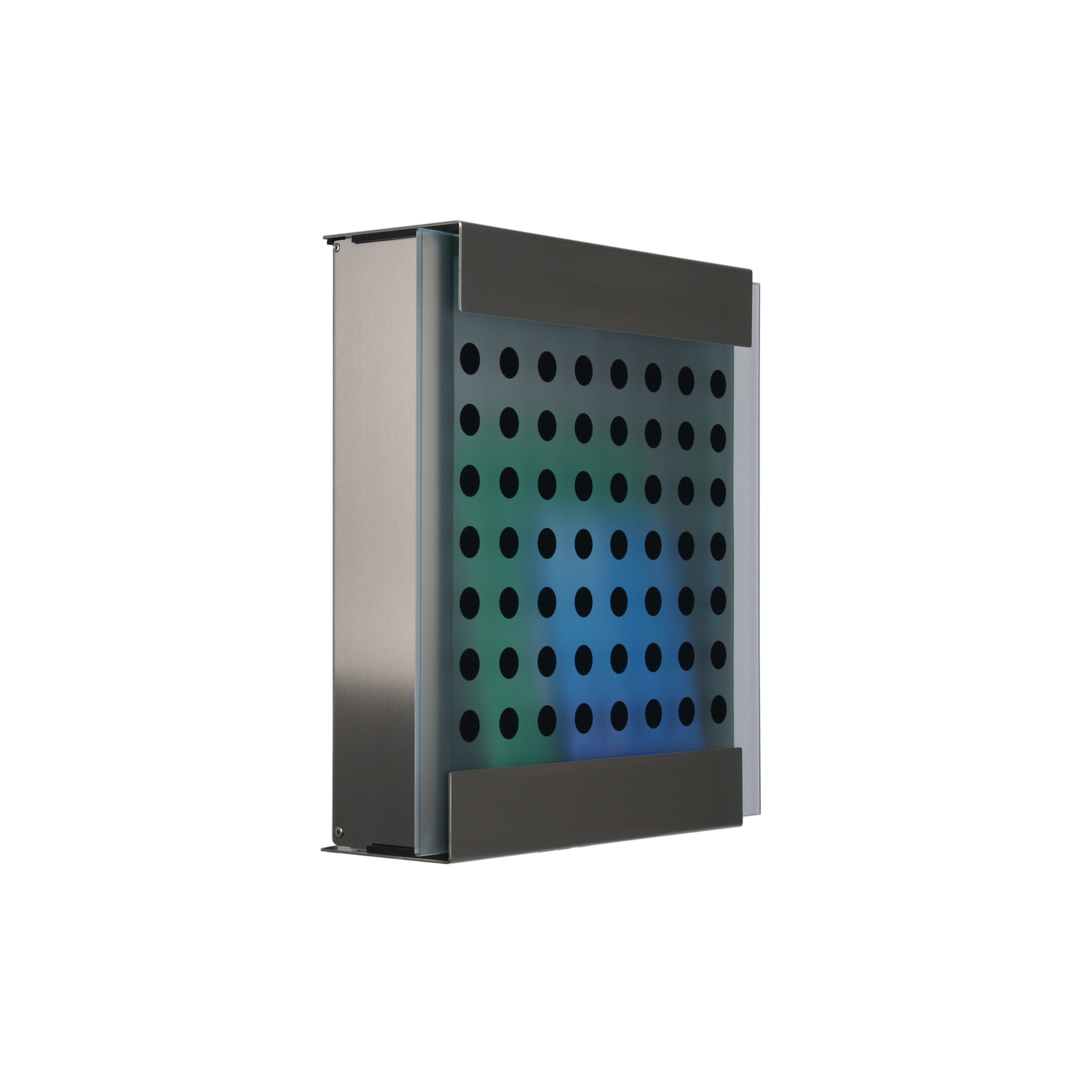 Glasnost.Glass.Black-Dots Mailbox