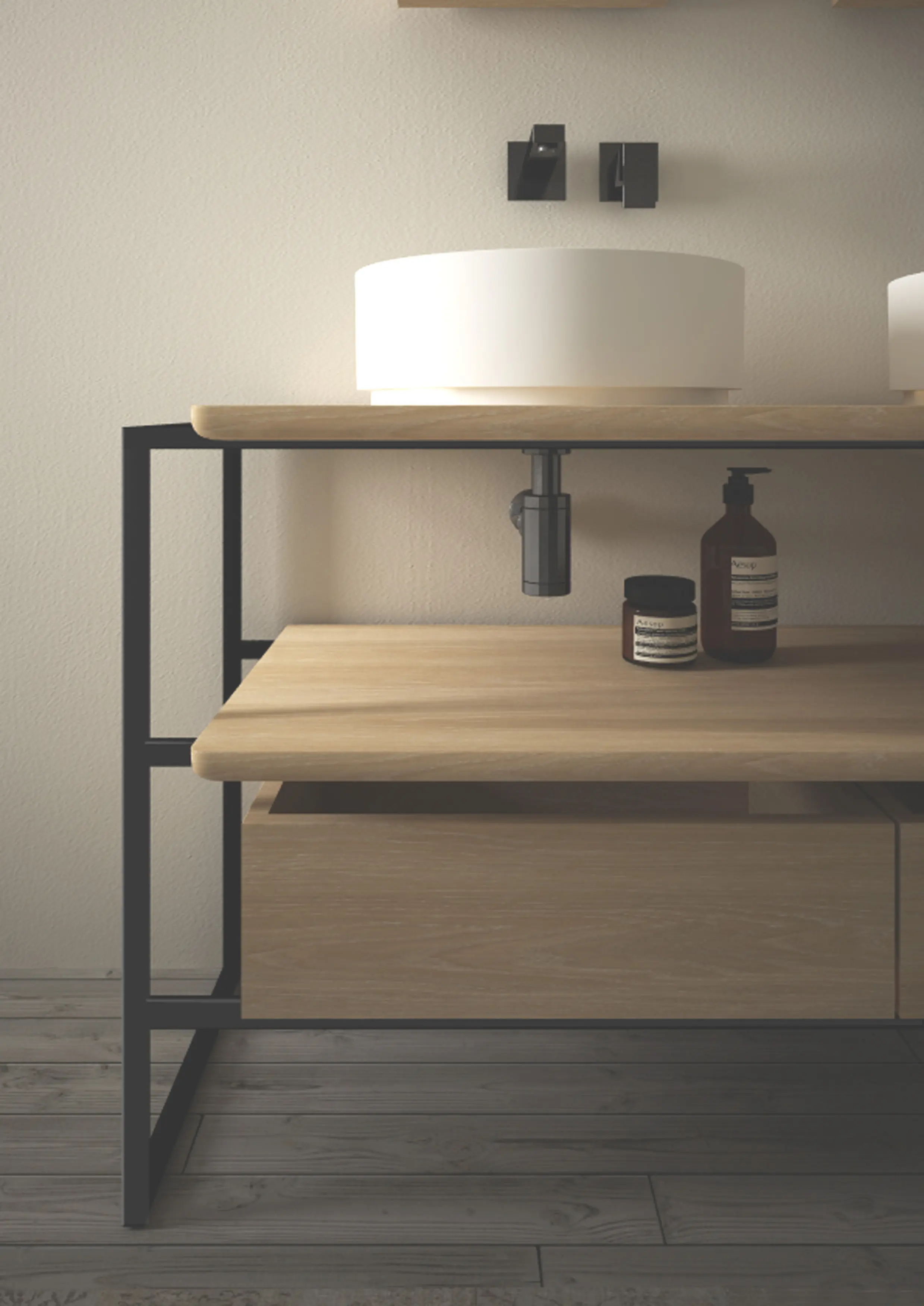 Idi Studio - Sgabello Portasciugamani