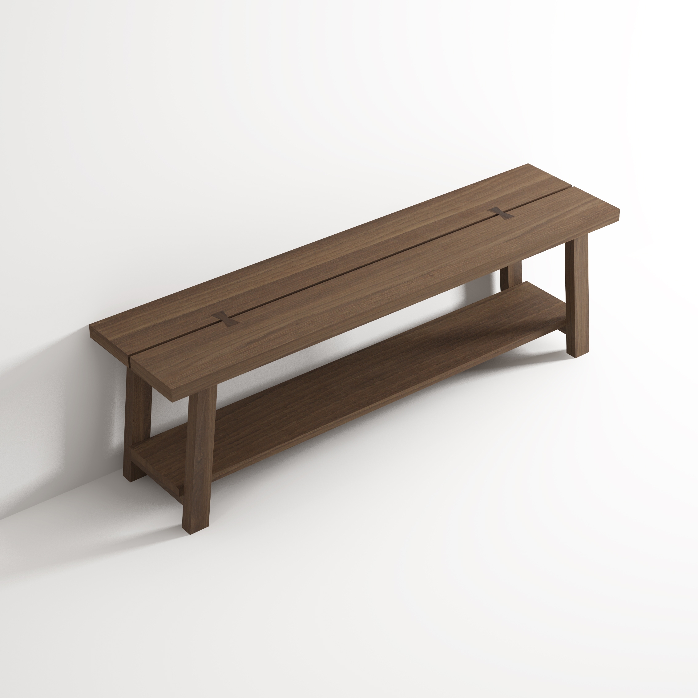 Display product Bench with shelf from manufacturer Idi Studio