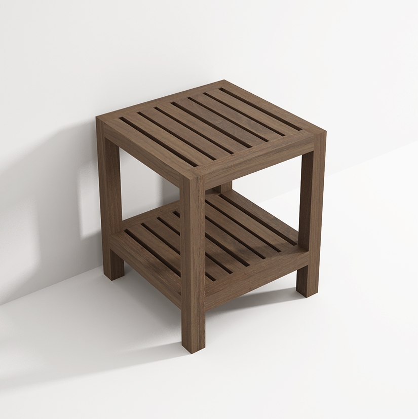 Display product Stool with shelf from manufacturer Idi Studio