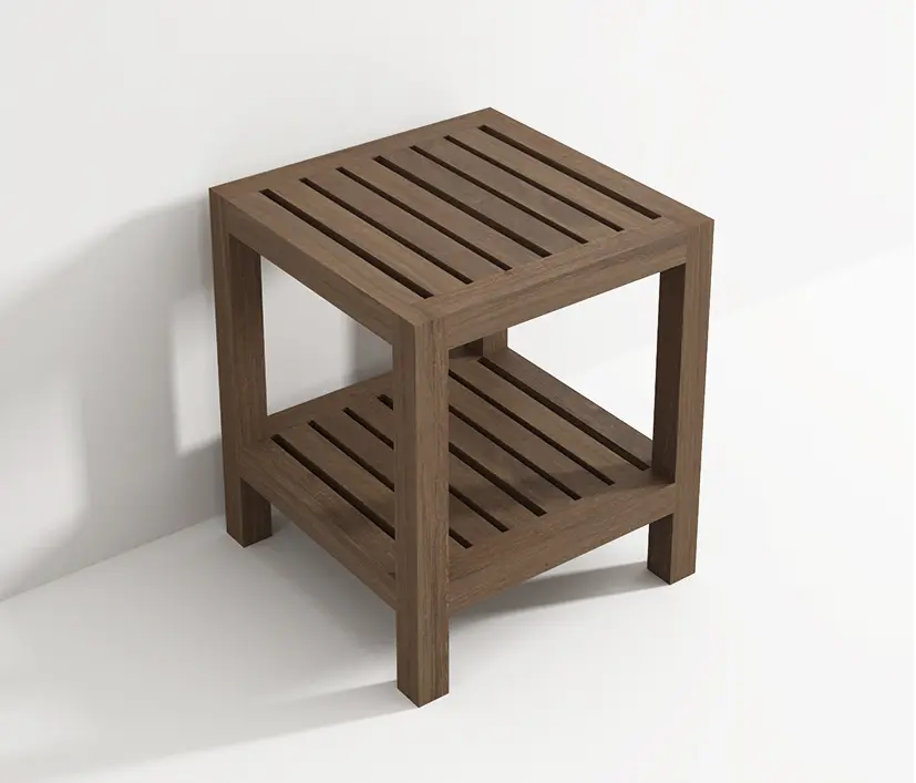 Idi Studio - Stool with shelf