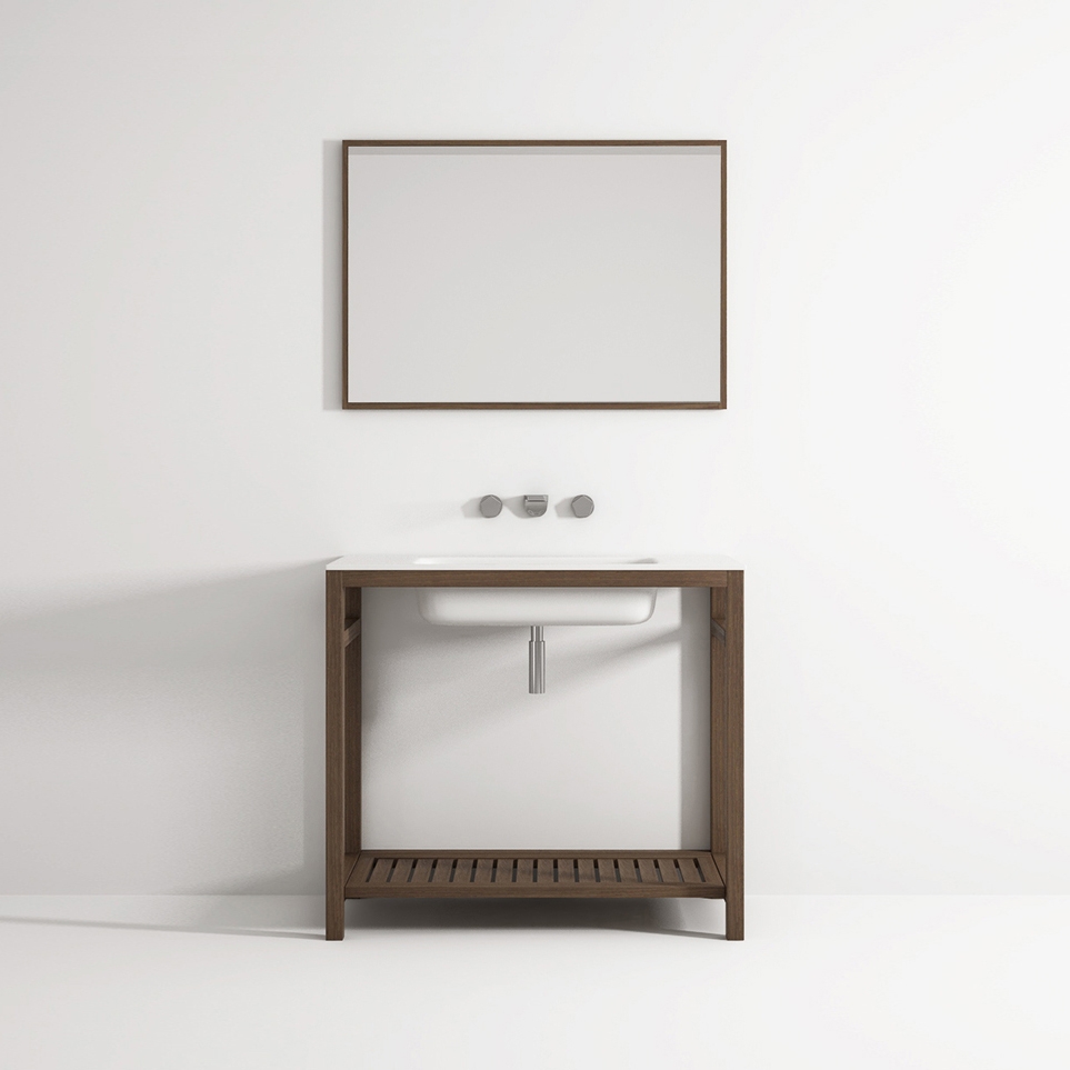 Display product Âme cabinet 1 shelf integrated washbasin from manufacturer Idi Studio