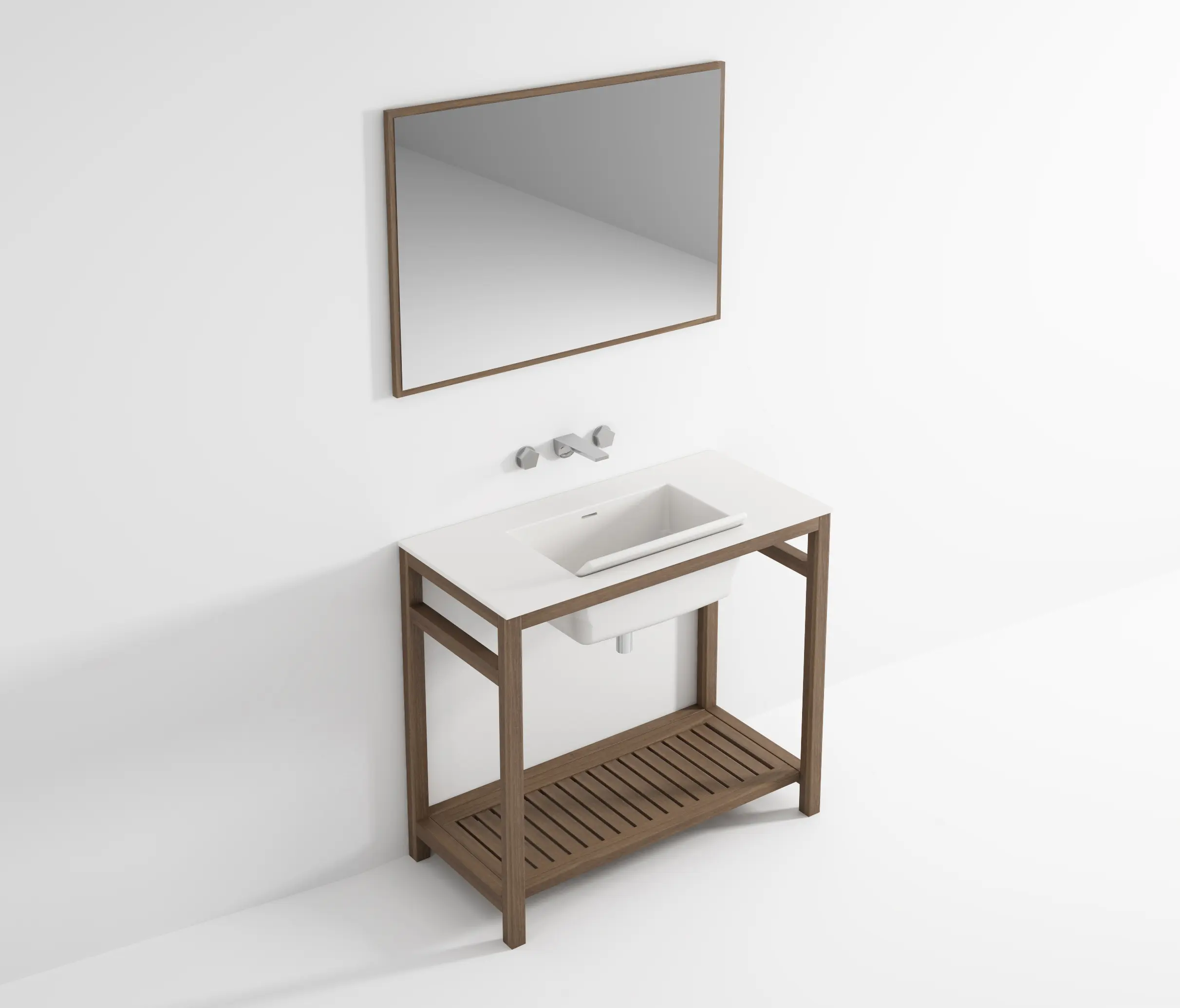 Idi Studio - Âme cabinet integrated laundry washbasin