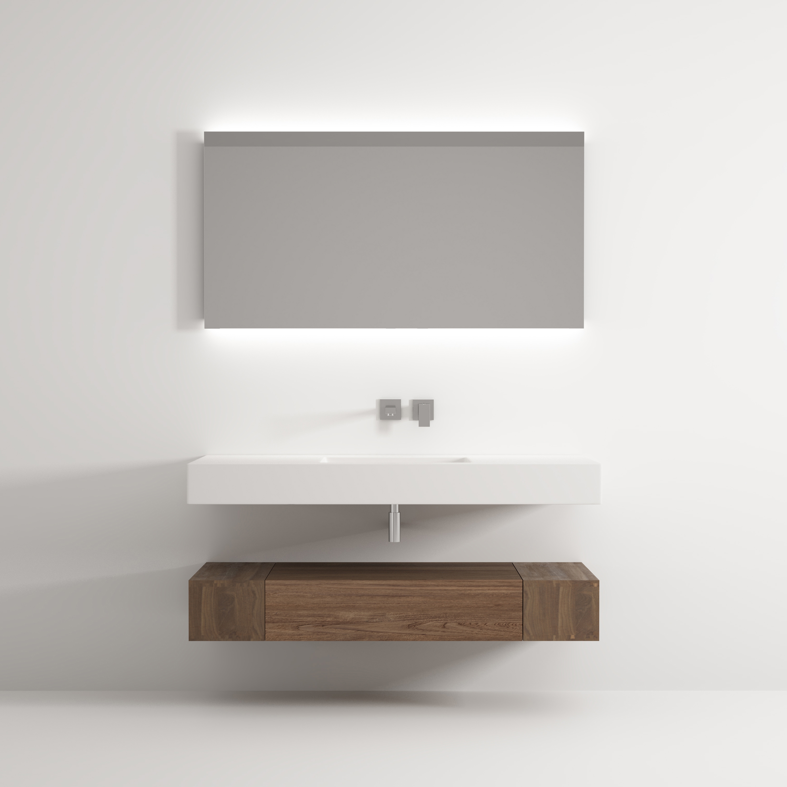 Display product Iceberg cabinet 1 drawer 2 racks washbasin from manufacturer Idi Studio