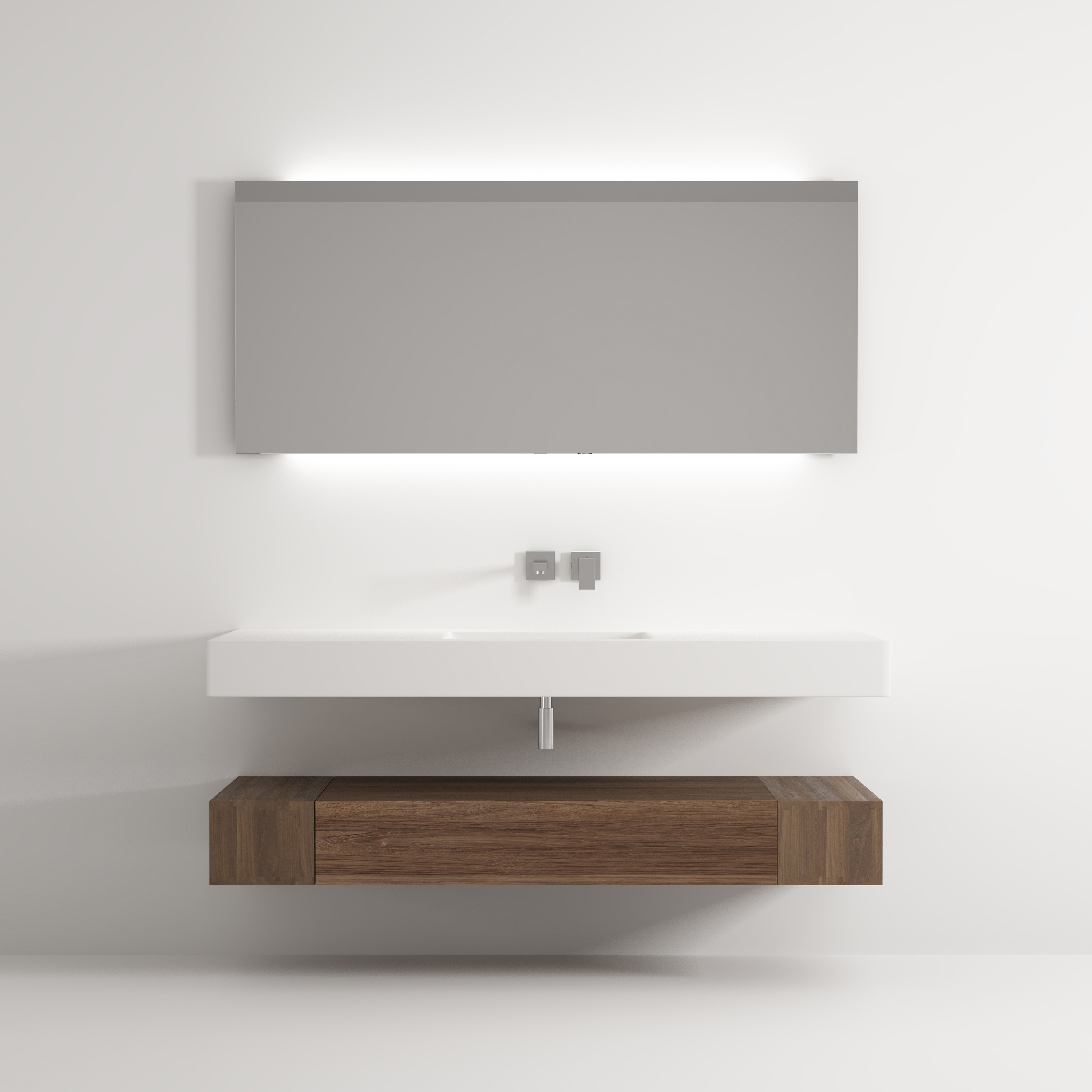 Display product Iceberg cabinet 1 drawer 2 racks washbasin from manufacturer Idi Studio