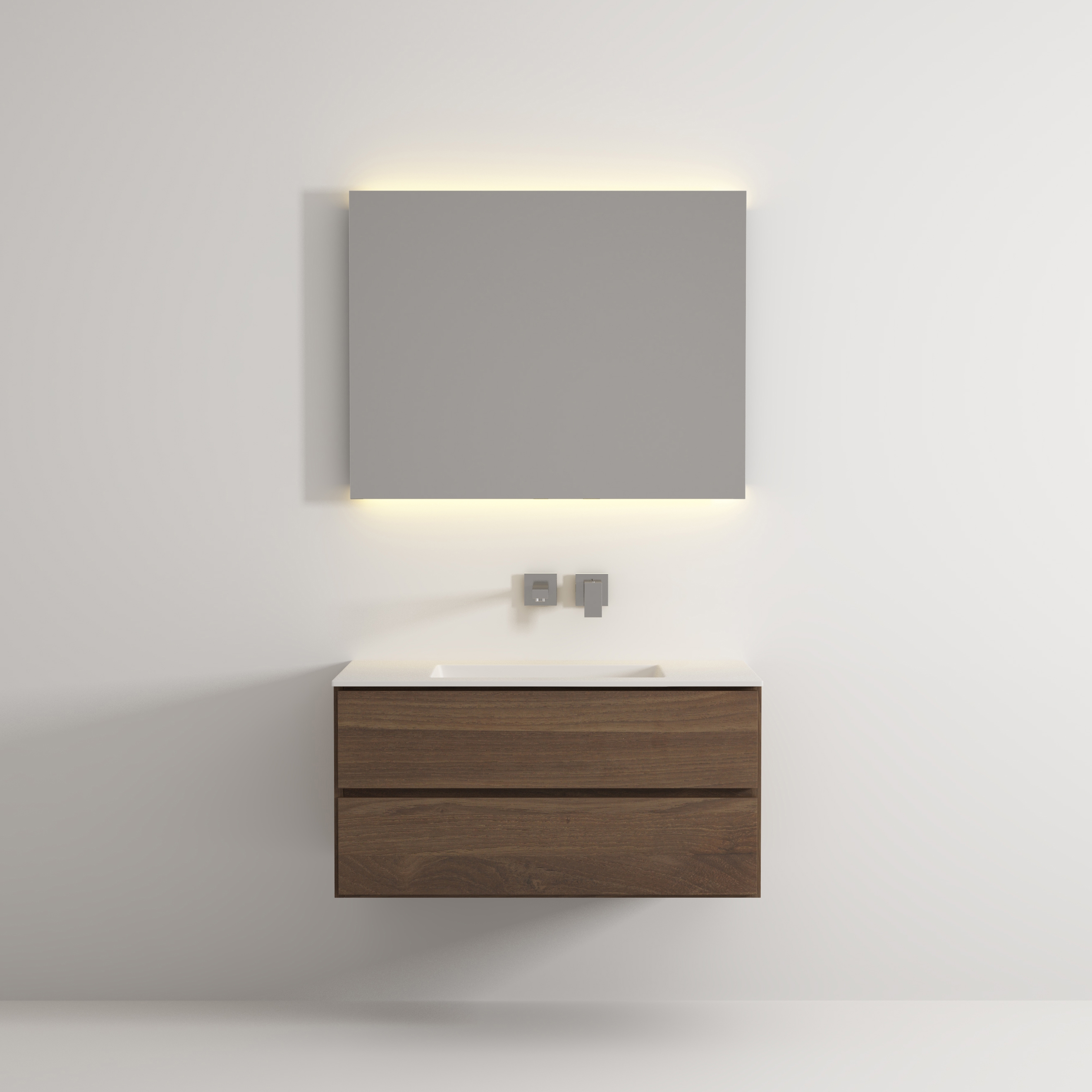 Mostrar el producto Move hanging cabinet 2 drawers integrated washbasin del fabricante Idi Studio